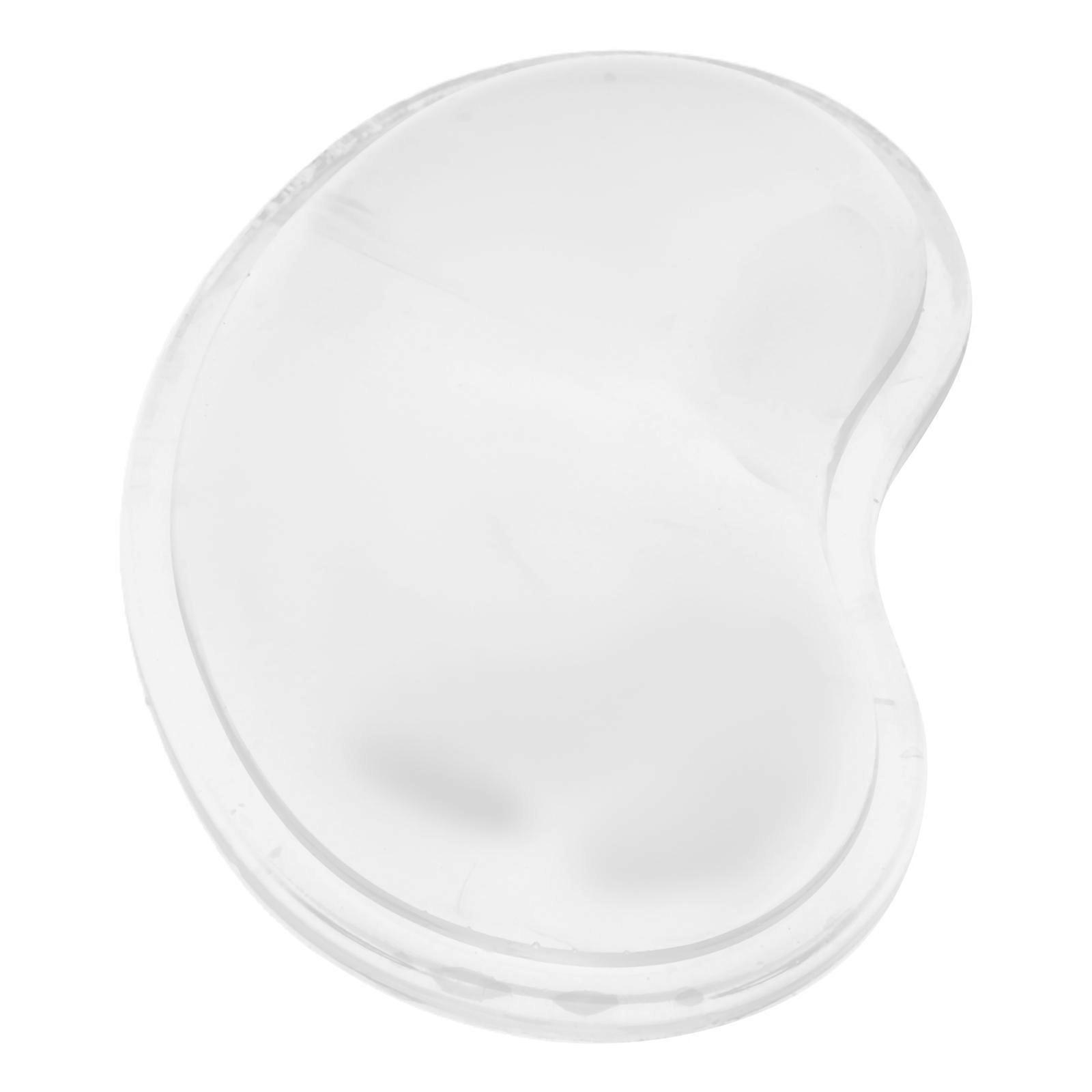 Silicone Mouse Wrist Rest Pad Ergonomic Design Natural Hand Movement Home Use 1Set