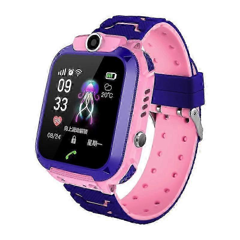 Waterproof Kids GPS Smart Watch with Camera & SOS Call Feature - Perfect Tracker Gift for Safety & Fun