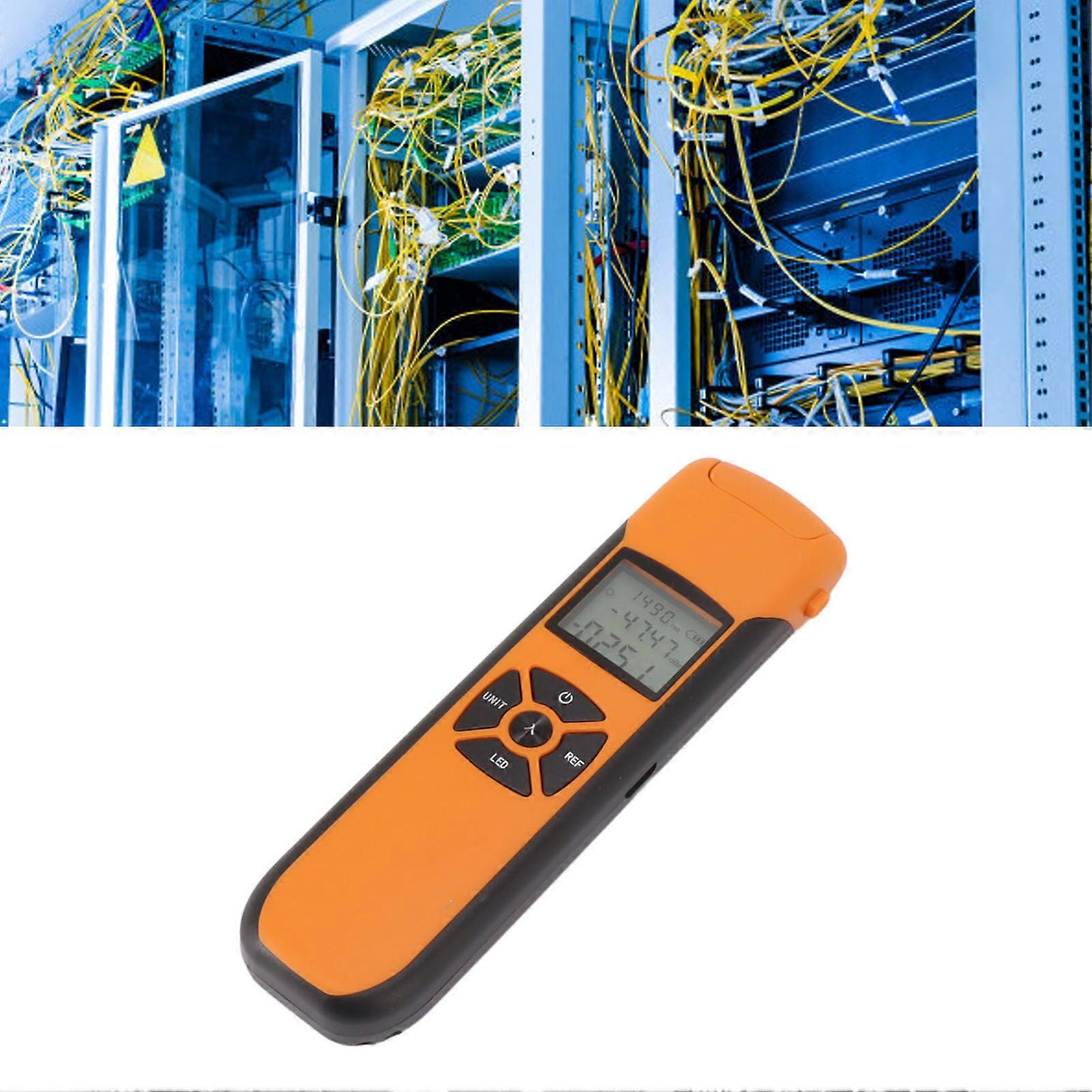 Mini Optical Power Meter High Accuracy Rechargeable Portable Fiber Optic Tester for Industry 