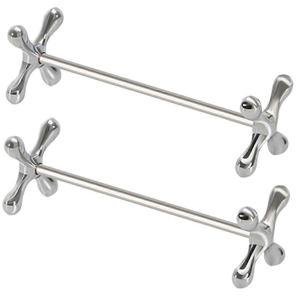 2pcs Chopsticks Rests Chopsticks Holder Metal Cutter Stand Spoon Fork Rack