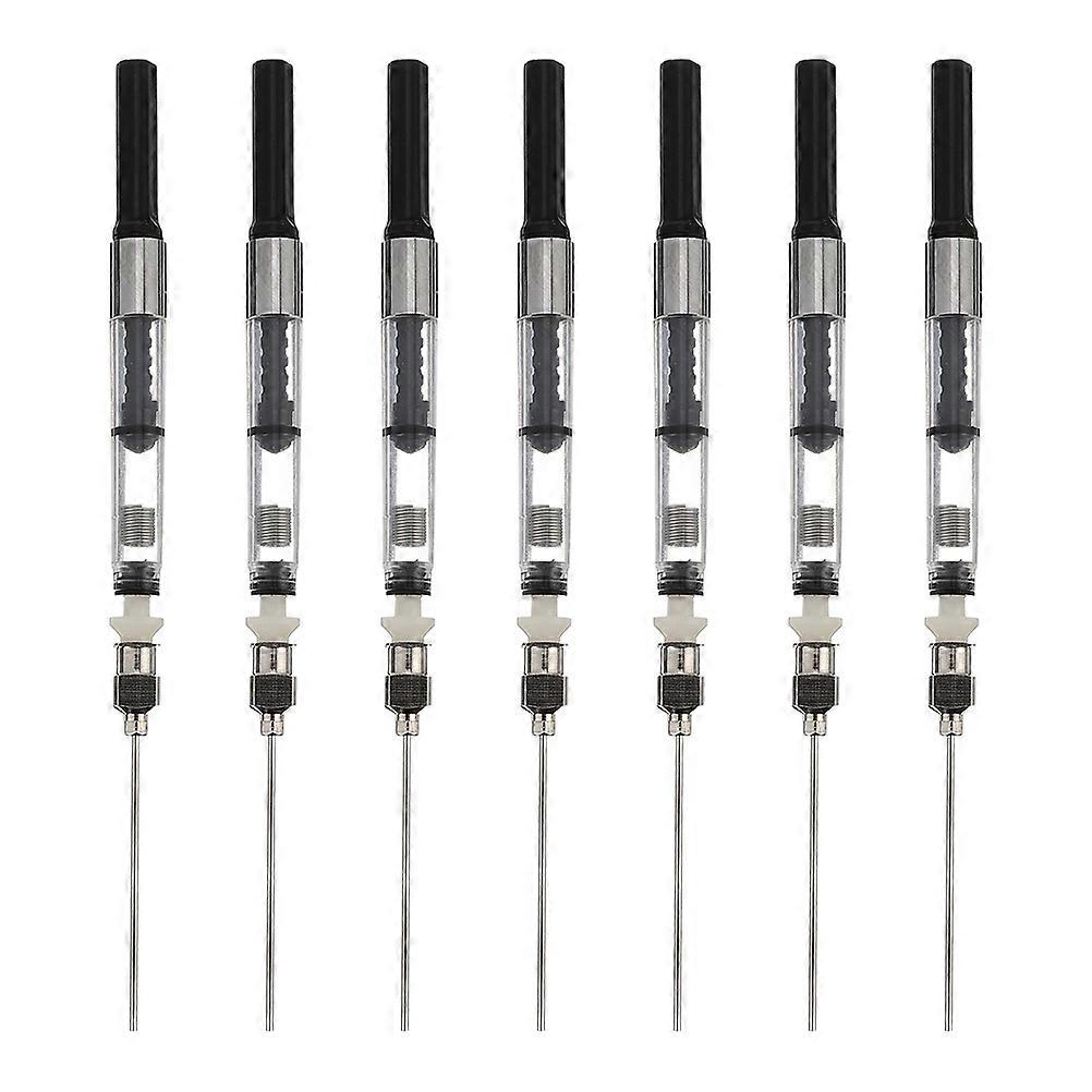 Ink Auxiliary Absorber Fountain Pen Tool for Indoor Silver and Practical 7Pcs