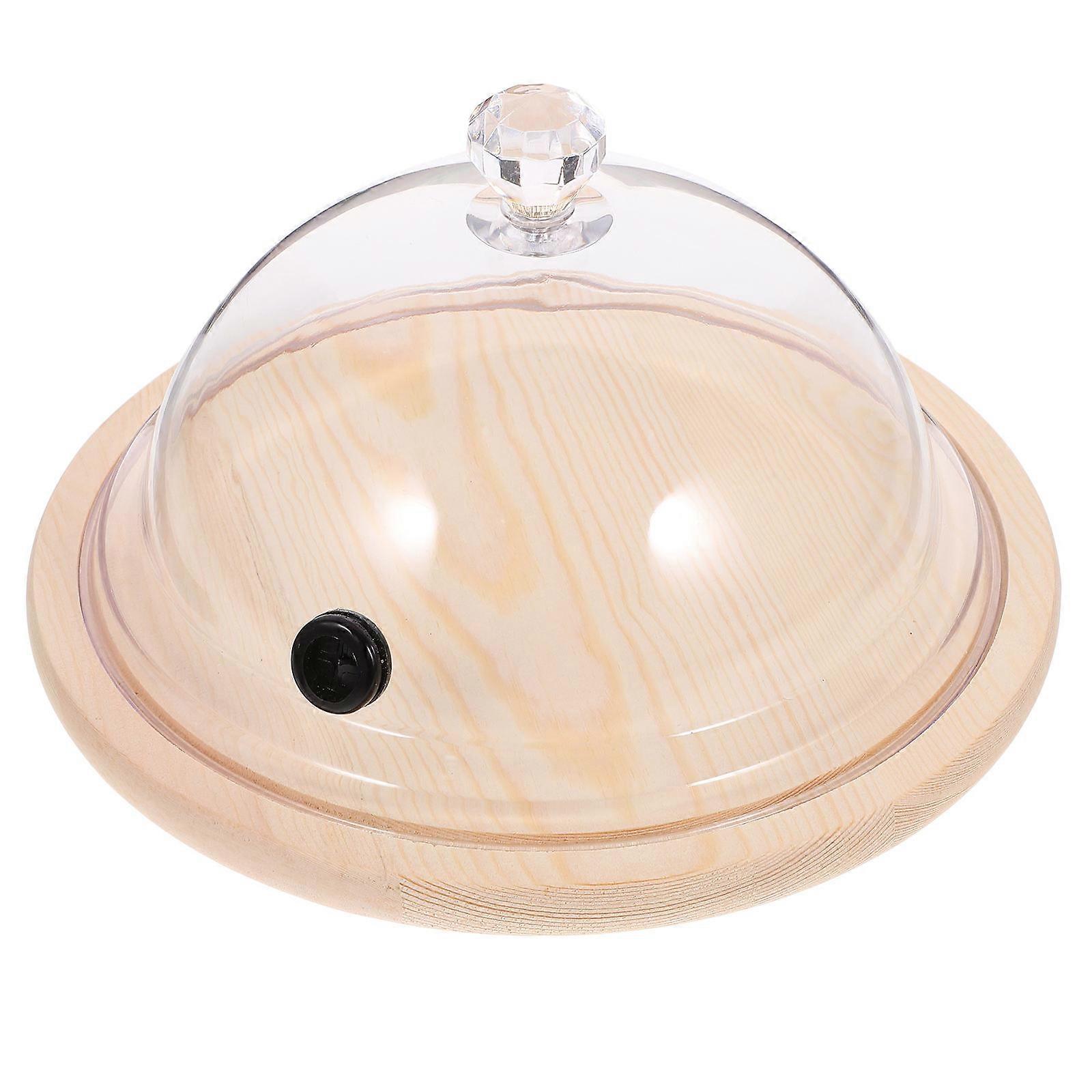 Dessert Dome Lid Reusable Dome With Base Cake Display Dome Clear Cake Dome