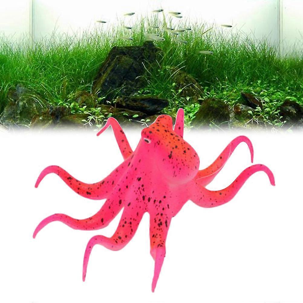Simulation Octopus Aquarium Decorations Octopus Shape Nighttime Aquarium Lighting 1Pack