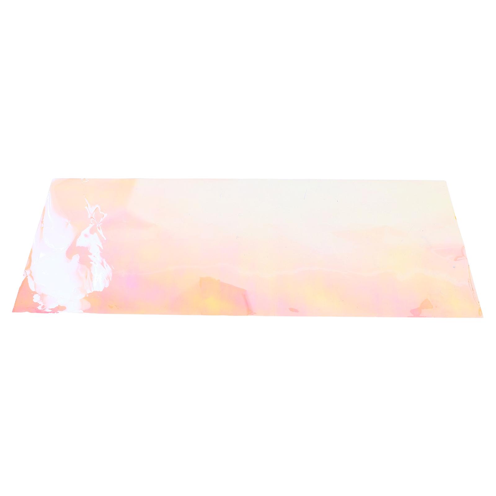 Iridescent Glass Cling with Vibrant Gradient Design for Home PET Multi Self Adhesive Privacy Protection 70 to