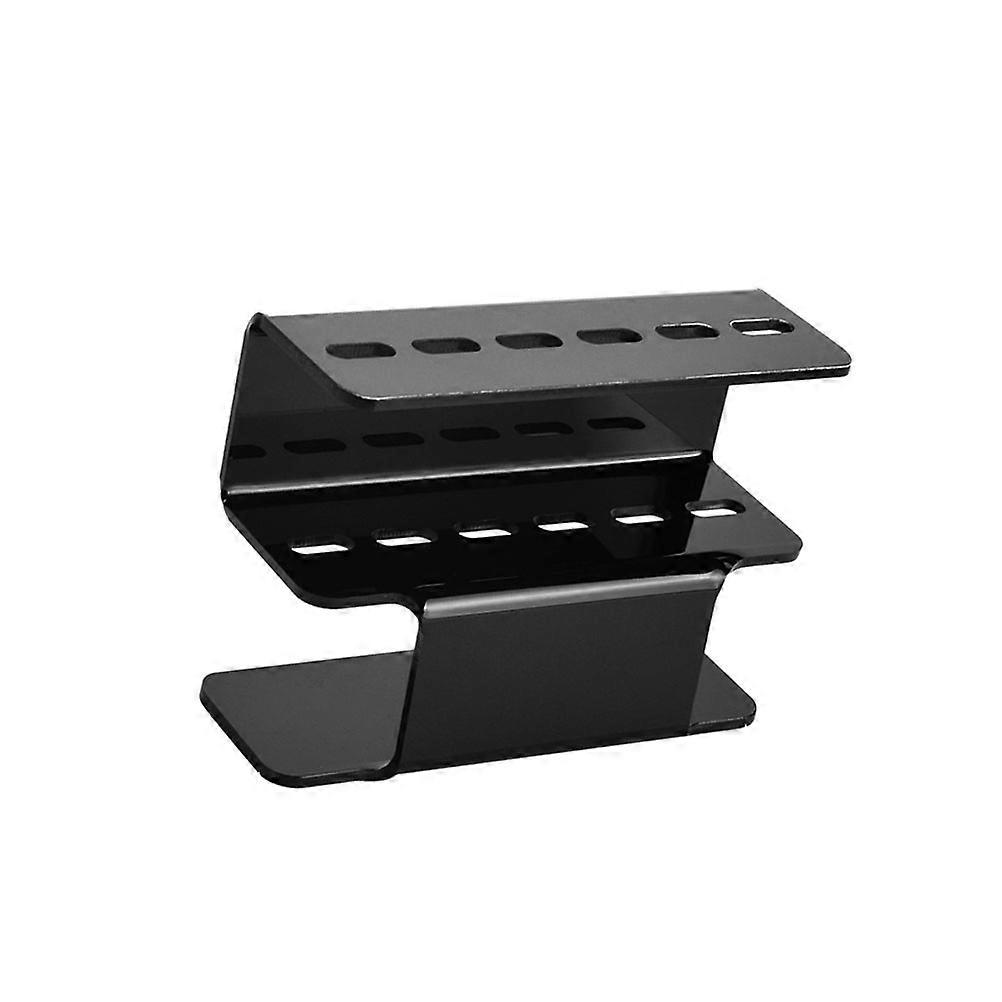 Acrylic Tweezers Holder for False Eyelashes   Compact Storage Bracket for Grafting Tools, Home and Professional Use, Black