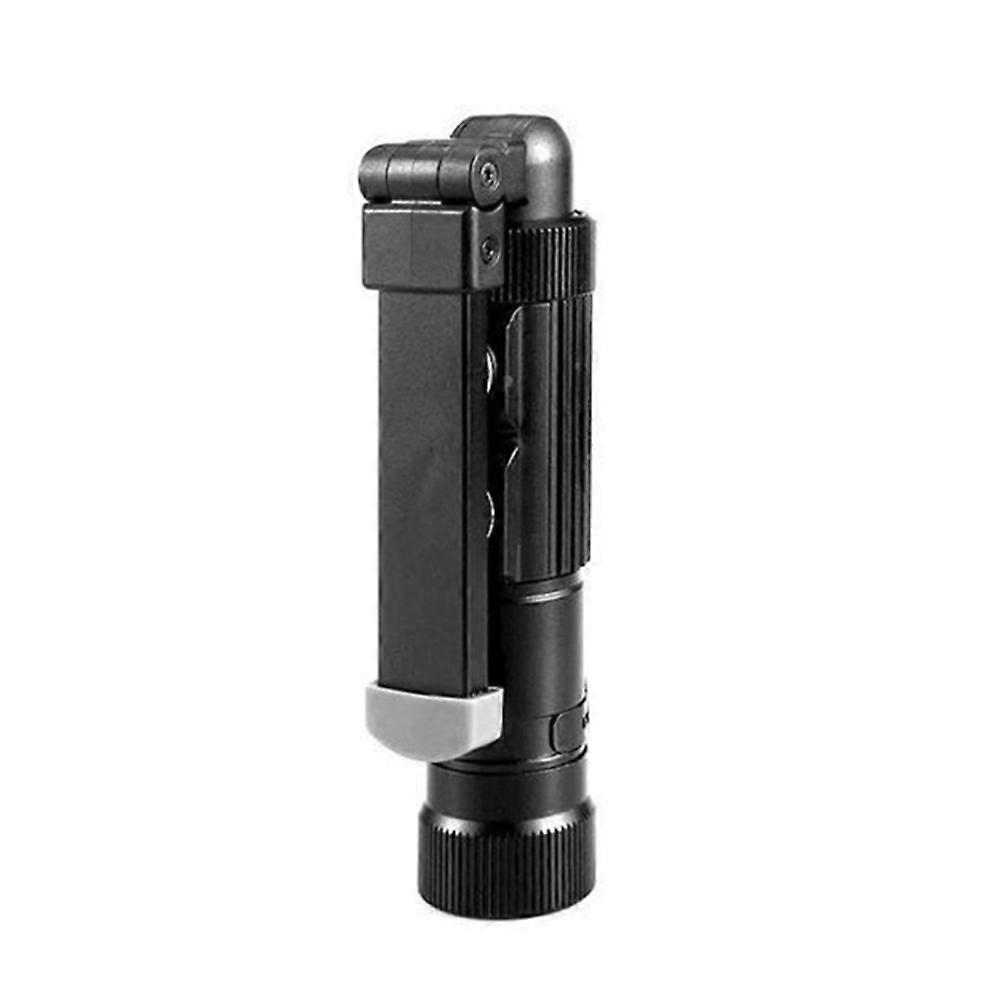 Black COB Work Inspection Lamp with Magnet and USB Charging Aluminum Alloy Foldable 360Degree Rotation