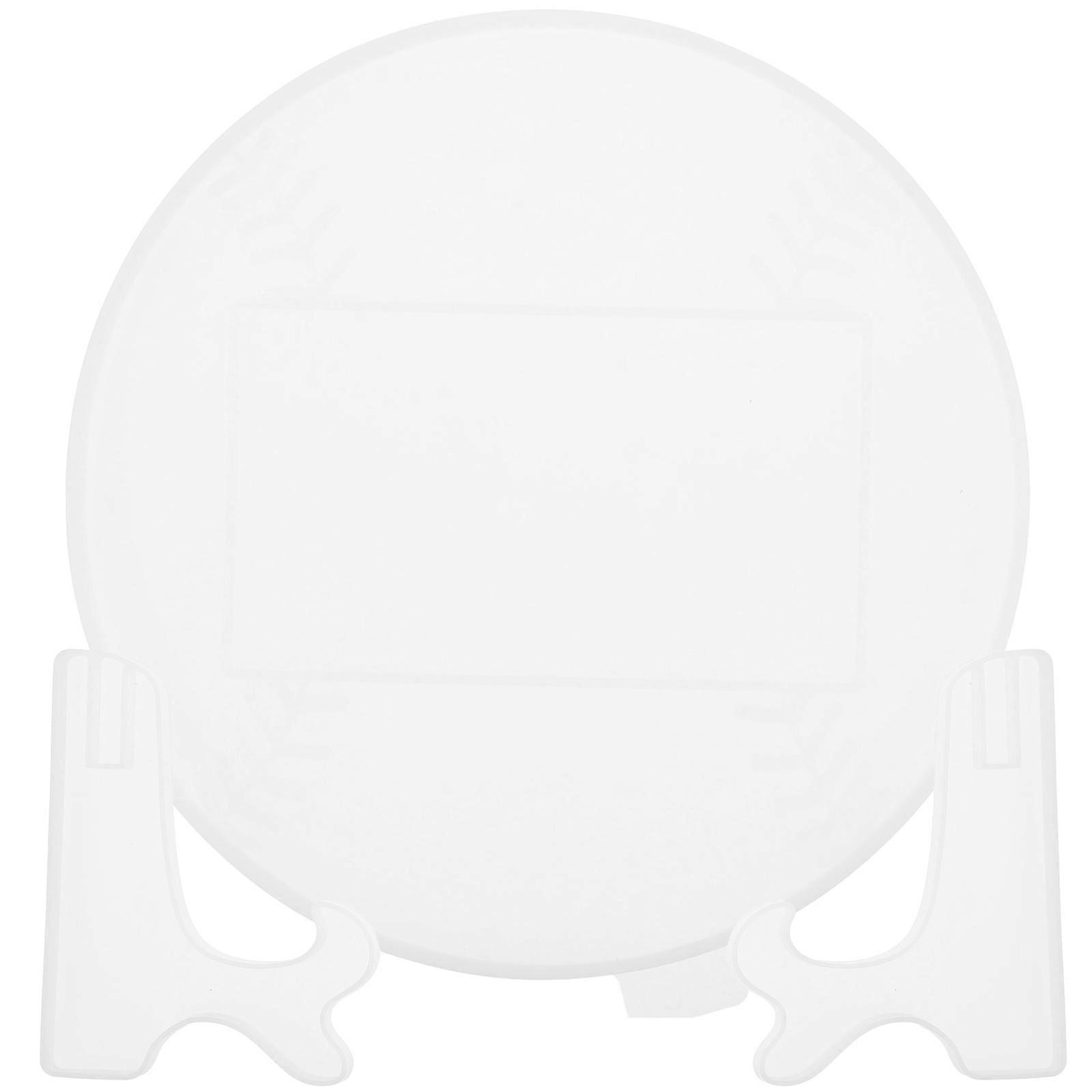 Baseball Shaped Photo Frame Mold for DIY Made of Flexible White SiliconeCompatible with Resins and Epoxy 1 Set