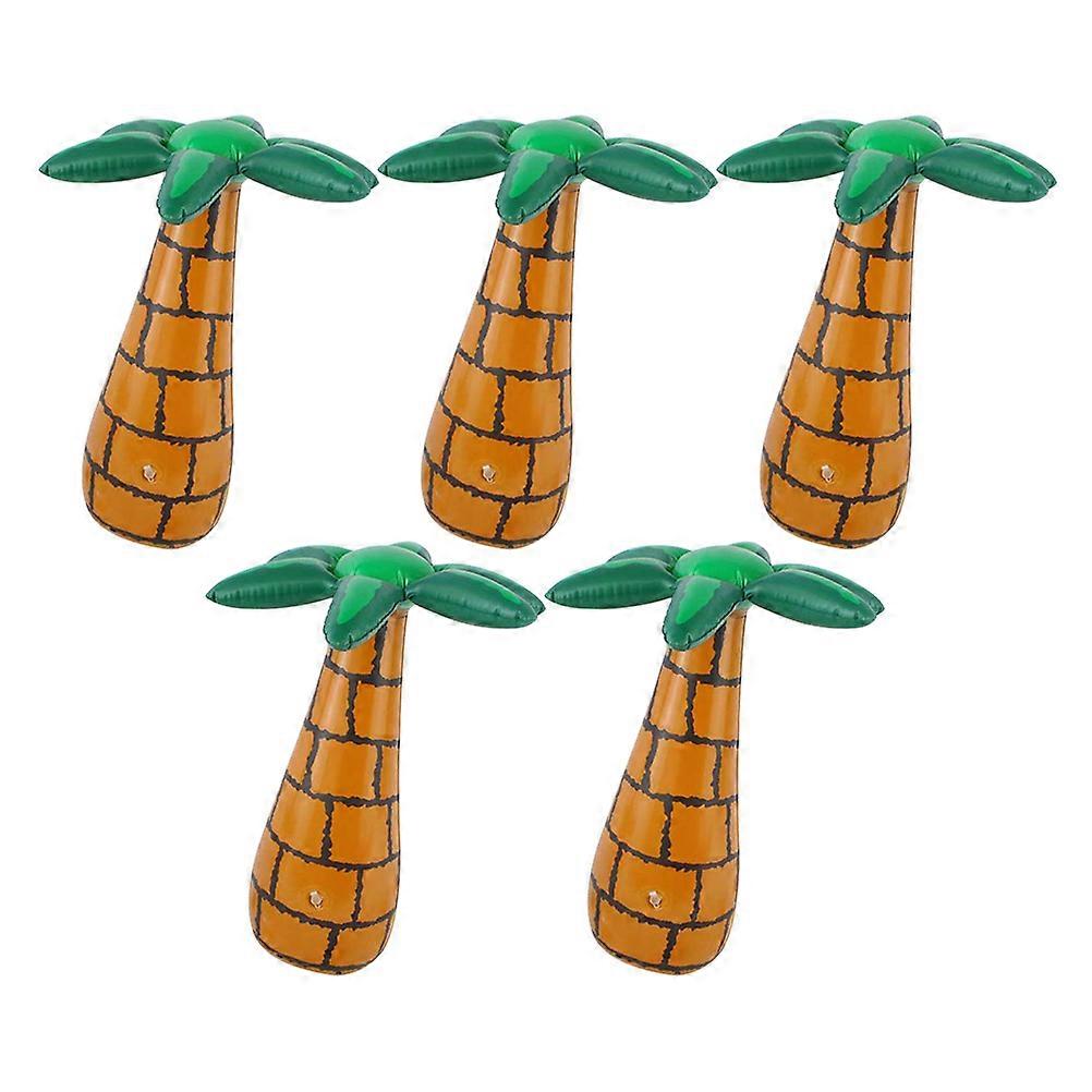 5pcs Inflatable Coconut Tree Plaything for Pool Parties & Home Decor – Safe, Adorable Tropical Party Decoration