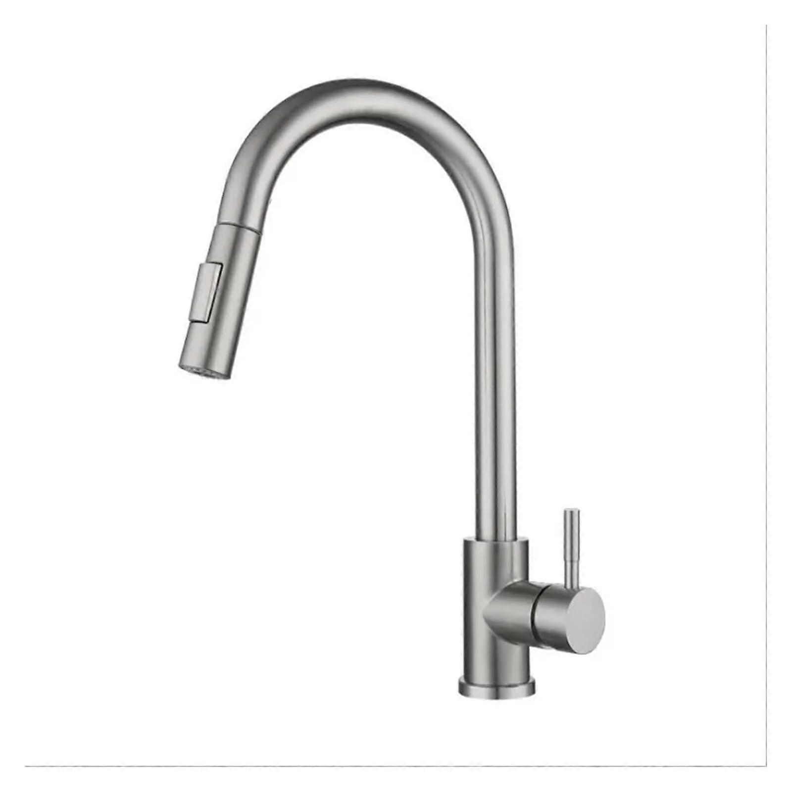 1Pcs Kitchen Faucet Two Function Countertop Pull Out 360 Degree Swivel Mixer Tap Hot and Cold Mixer Faucet (Color : C)