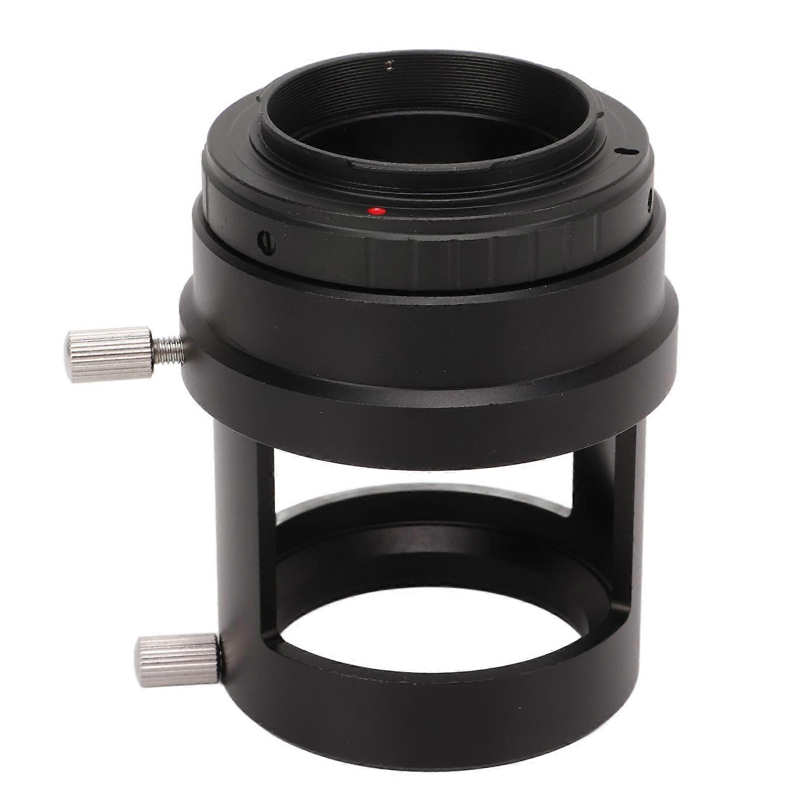 Spotting Scope Camera Adapter Birdwatching Lens to SLR Camera Ring Tube with T2 to OM Adapter Ring for OM SLR Camera