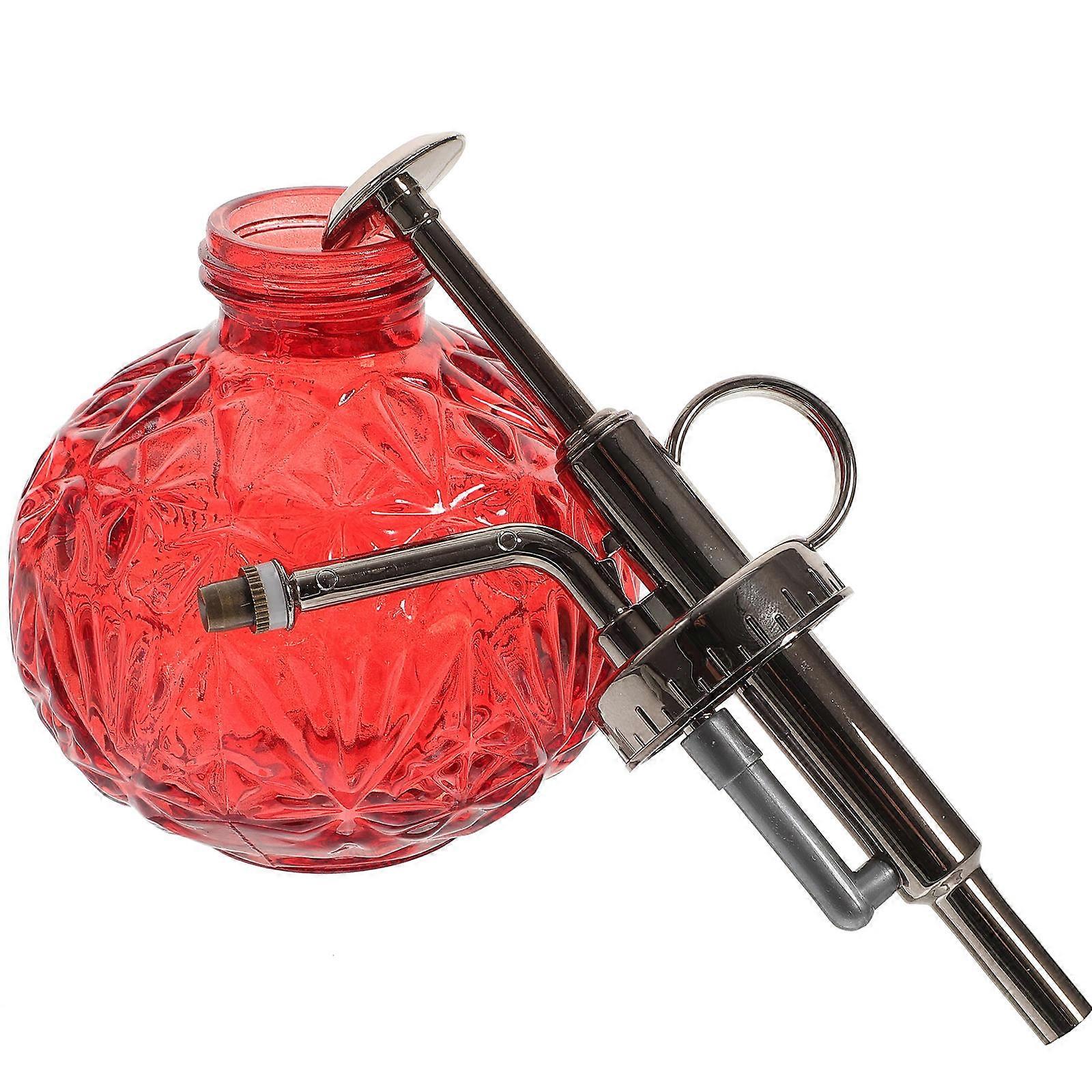 꽃 애호가를 위한 녹슬지 않는 펌프를 가진 투명한 유리 물뿌리개 가정 장식 3.3×3.3×6.3In 1Set