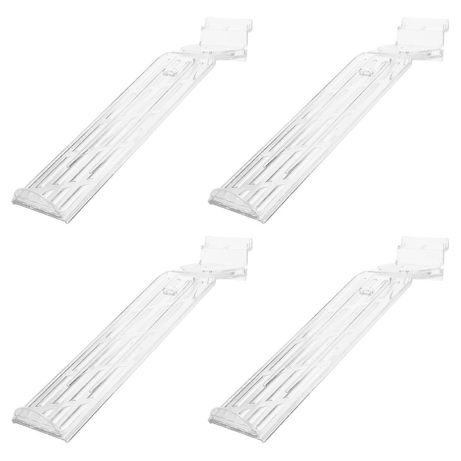 Shoe Rack Acrylic Display Stand for Storage 4Pcs Clear Transparent Organizer