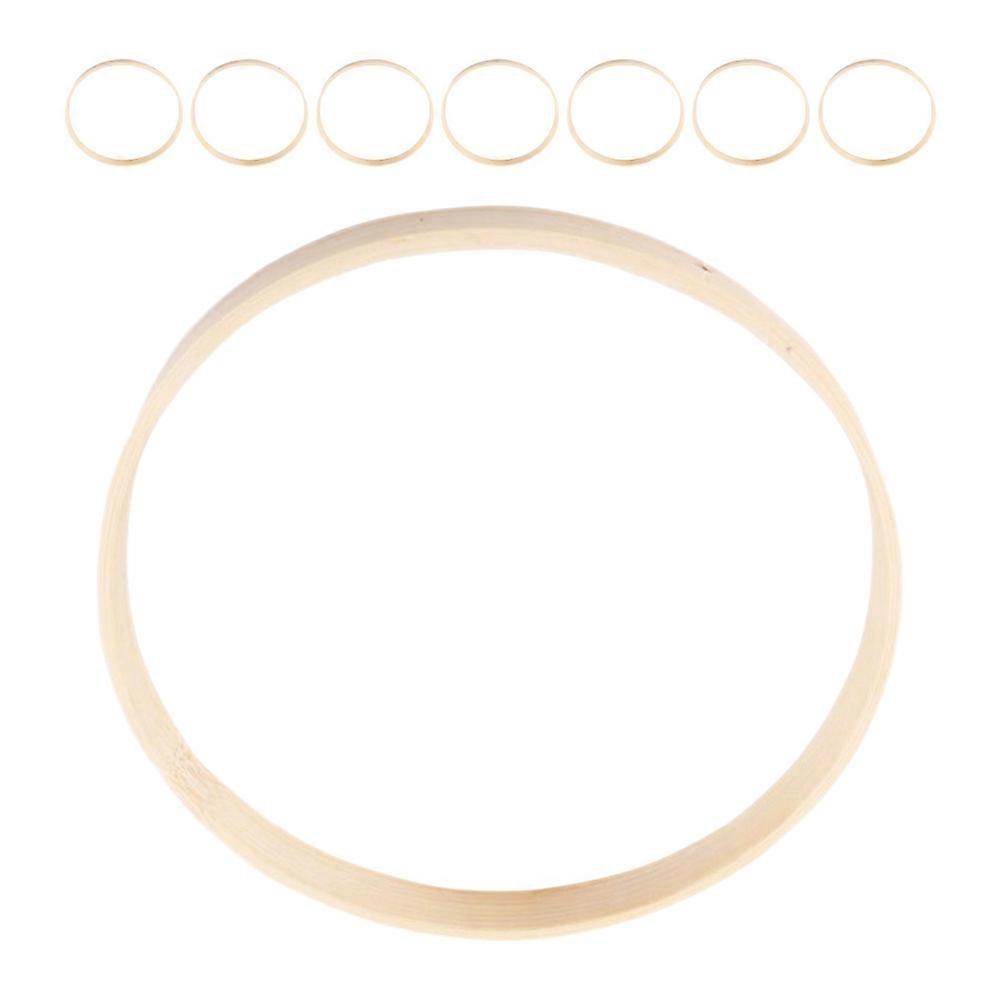 Bamboo Hoops for Crafts and Dream Catcher Supplies Sturdy and Durable 8 Pieces Various Sizes