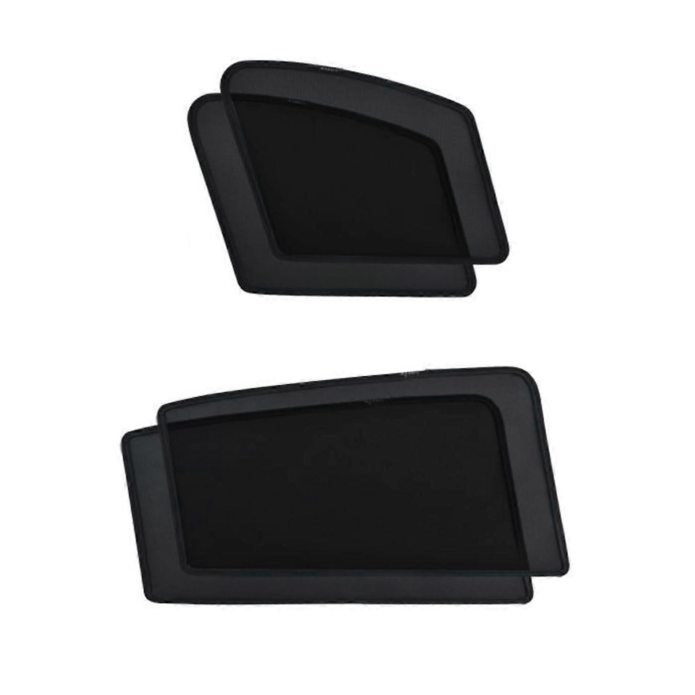 Magnetic Side Window Sunshade Blocks UV Heat, Privacy Protection Compatible with Chery Tiggo 3 2017, 4 Side Normal 4 Side