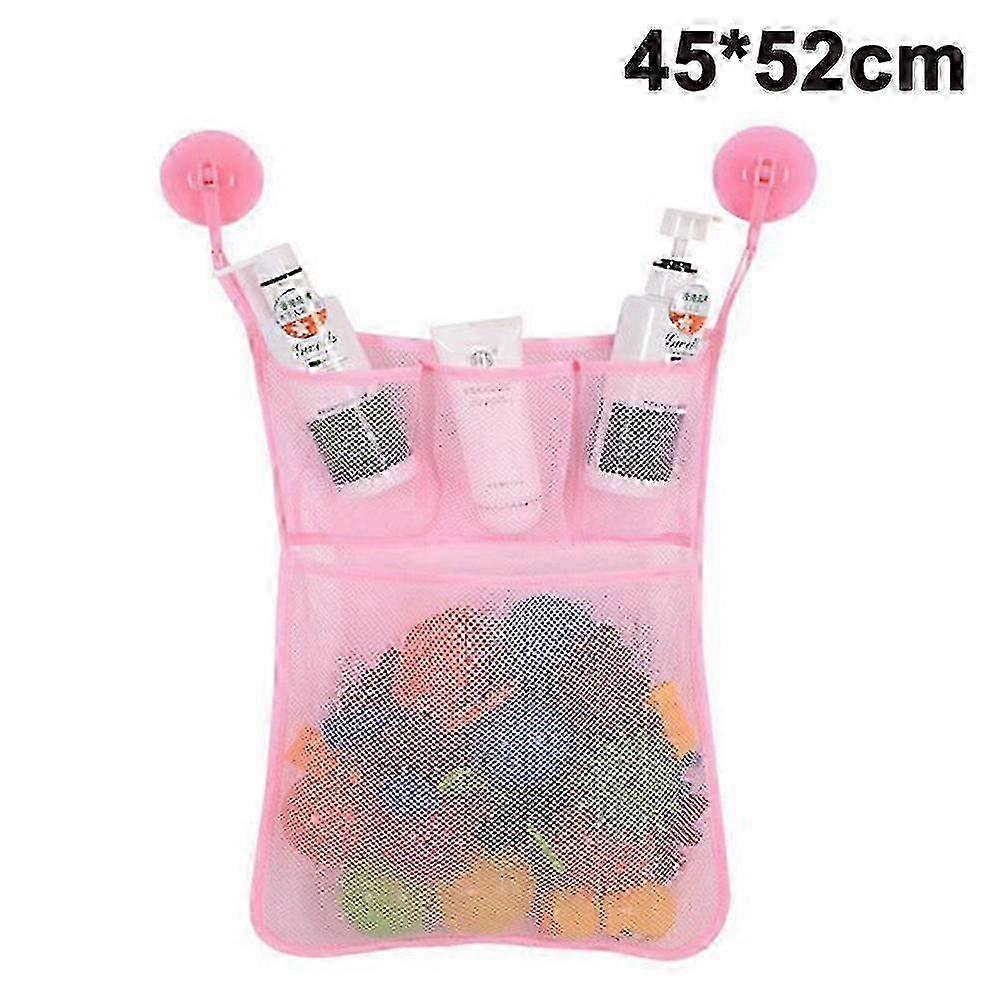 2025 Mold Resistant Mesh Bath Toy Organizer with Suction Hooks - Shower Storage