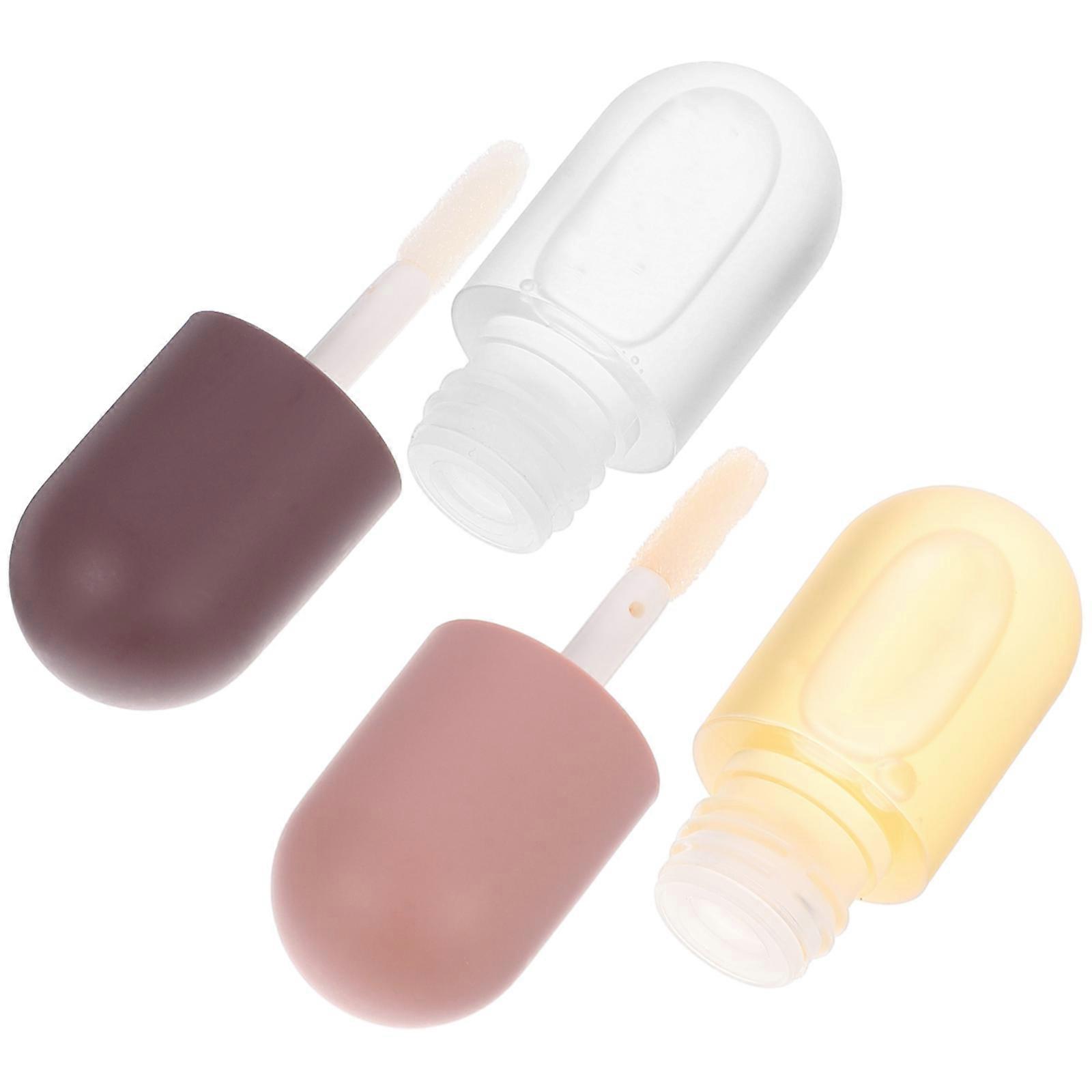 Plumping Lip Gloss Lip Care Supplies For Lips Daily Use Non-sticky Texture 2Set