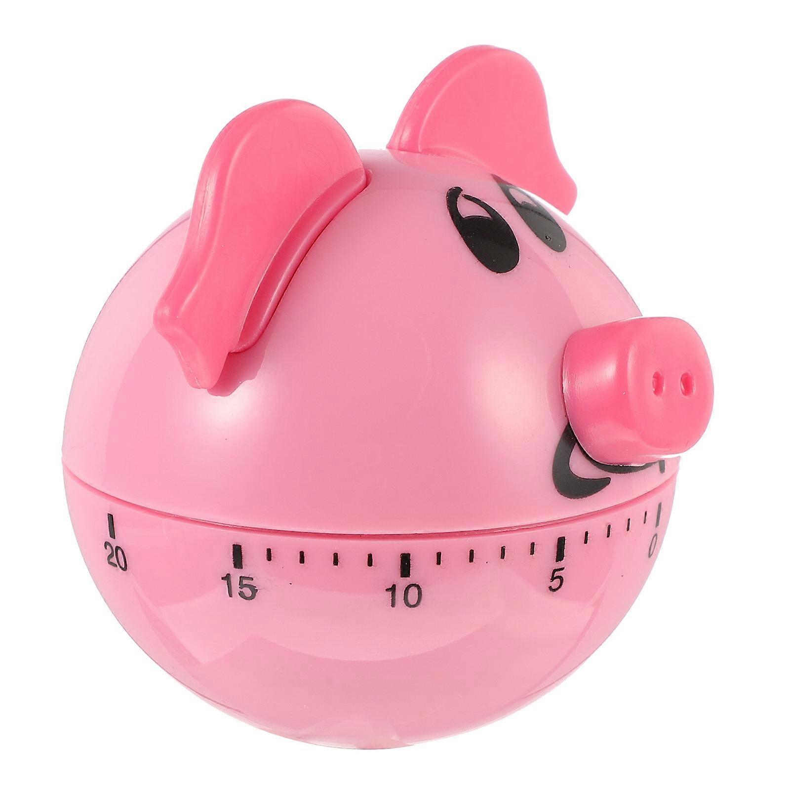 1pc Pig Shaped Kitchen Timer Fun Reminder for Cooking