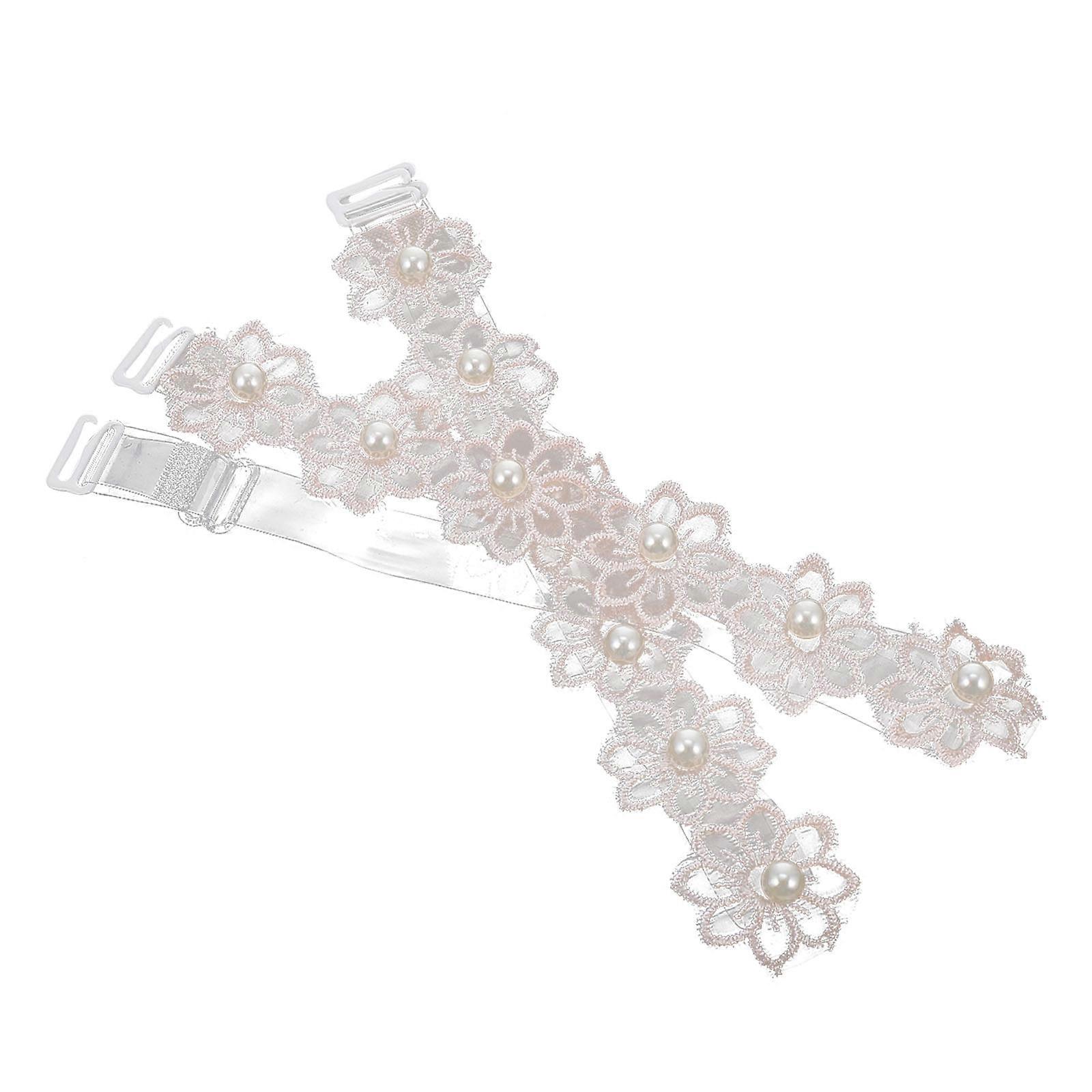 Adjustable Underwear Straps Set With Anti-Slip Feature Suitable For Girls Undergarment Use 19x3x1CM