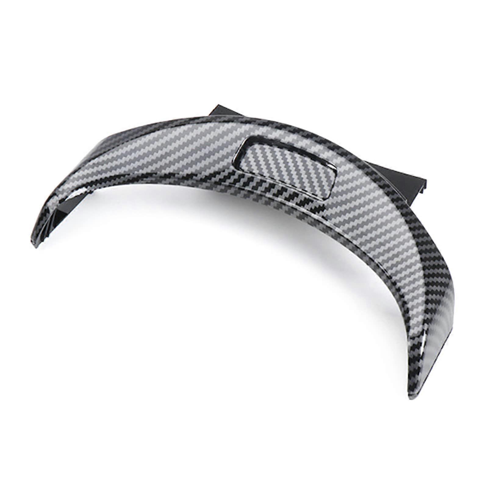Center Console Armrest Storage Button Carbon Fiber Pattern Replacement Part for W205 C180 C200 C260 C300 GLC260 GLC300