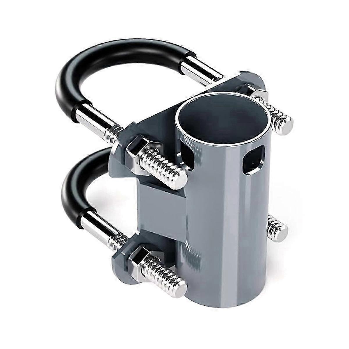 Universal Mounting Bracket for Satellite Dish V2 - Roof Mast to Pole Adapter Kit