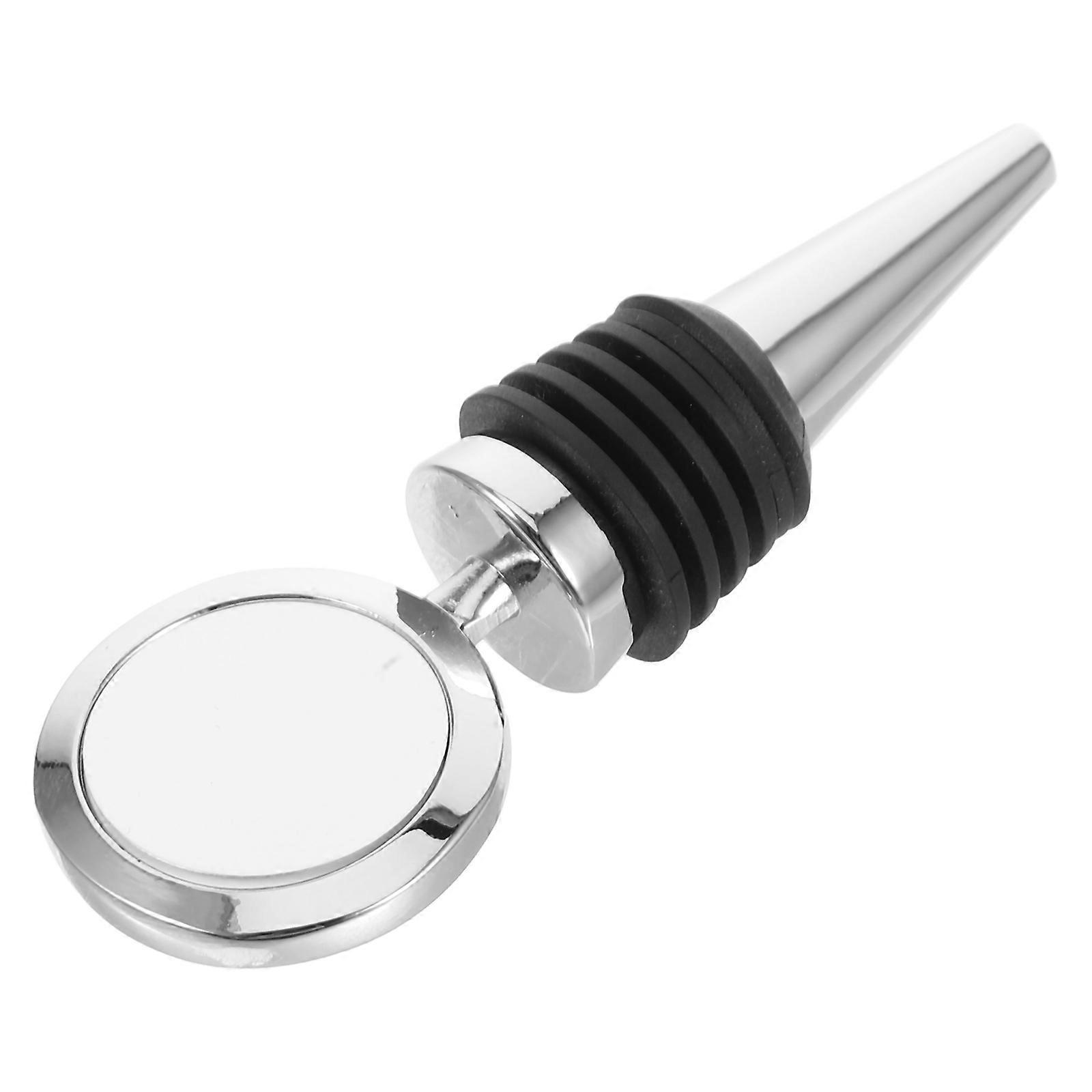 Blank for Sublimation Metal Sealing Plug Convenient Double Sided Sealing