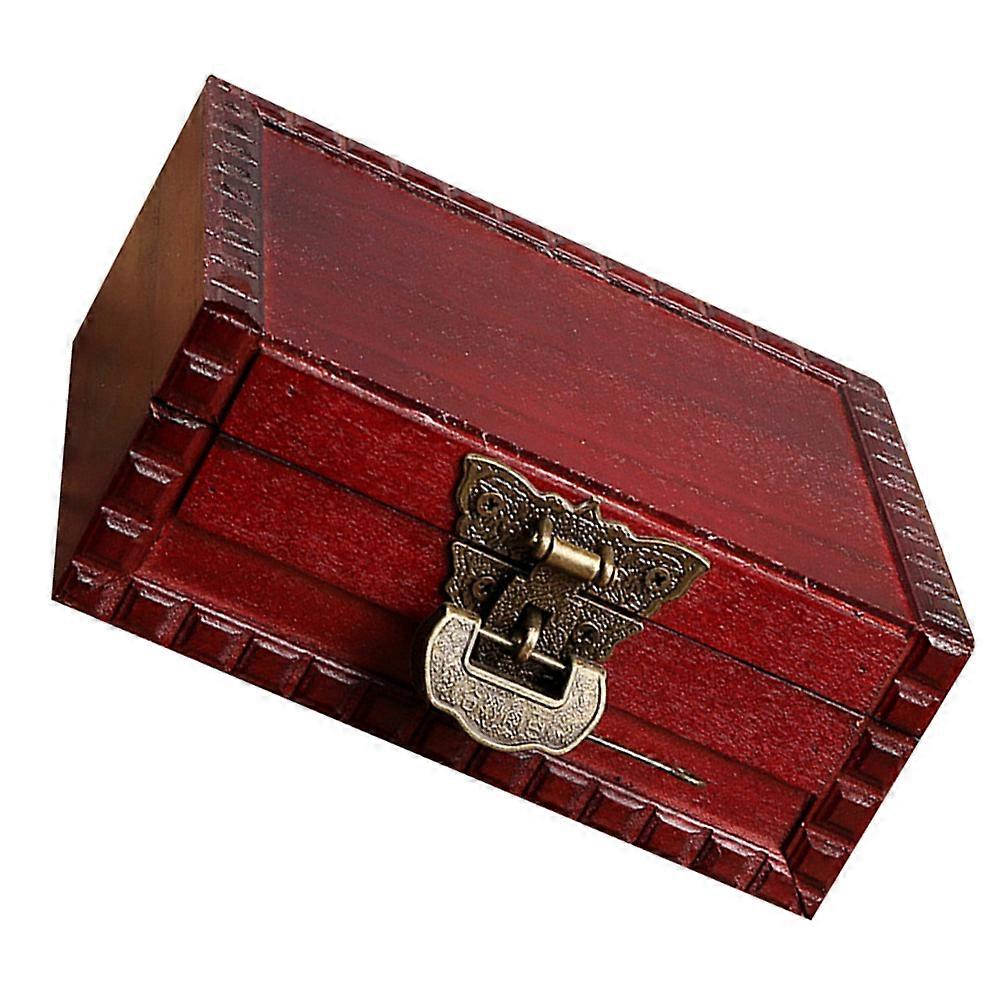 Vintage Wooden Jewelry Box with Lock – Durable Storage Organizer for Necklaces, Rings & Accessories – Premium Design for Special Occasions