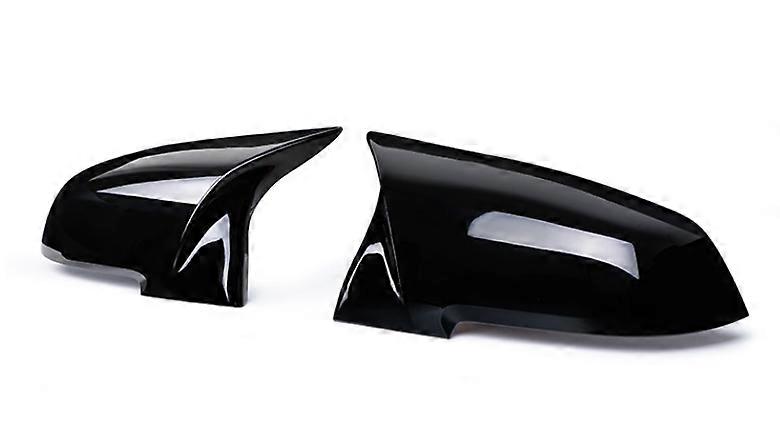 Applicable 2 Pieces Rearview Mirror Cover Cap Carbon Black for BMW Series 1 2 3 4 X M 220i 328i 420i F20 F21 F22 F23 F30 F32 F33 F36 X1