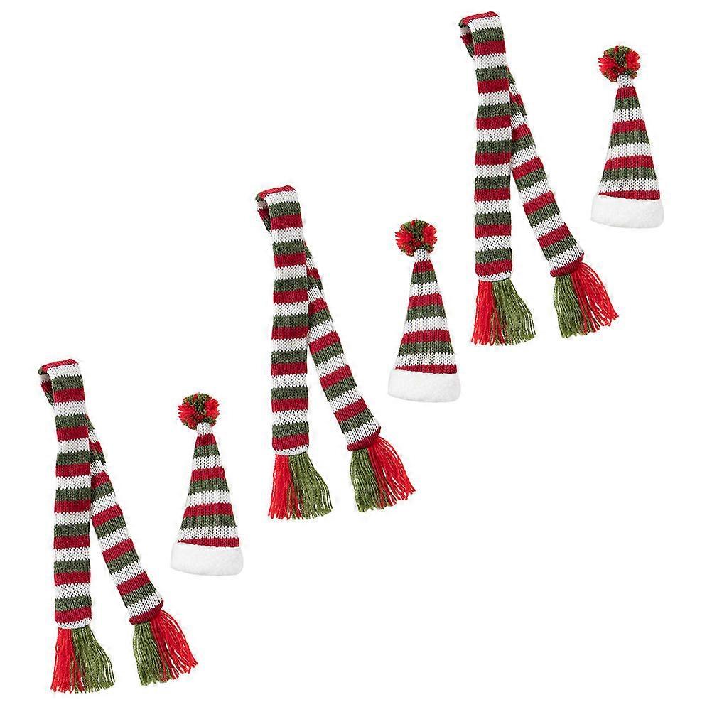 Here's a polished product description for your **3 Sets Christmas Covers with Hat and Scarf**:
🎄 **Festive Christmas Covers (3 Sets)** 🎄
Get