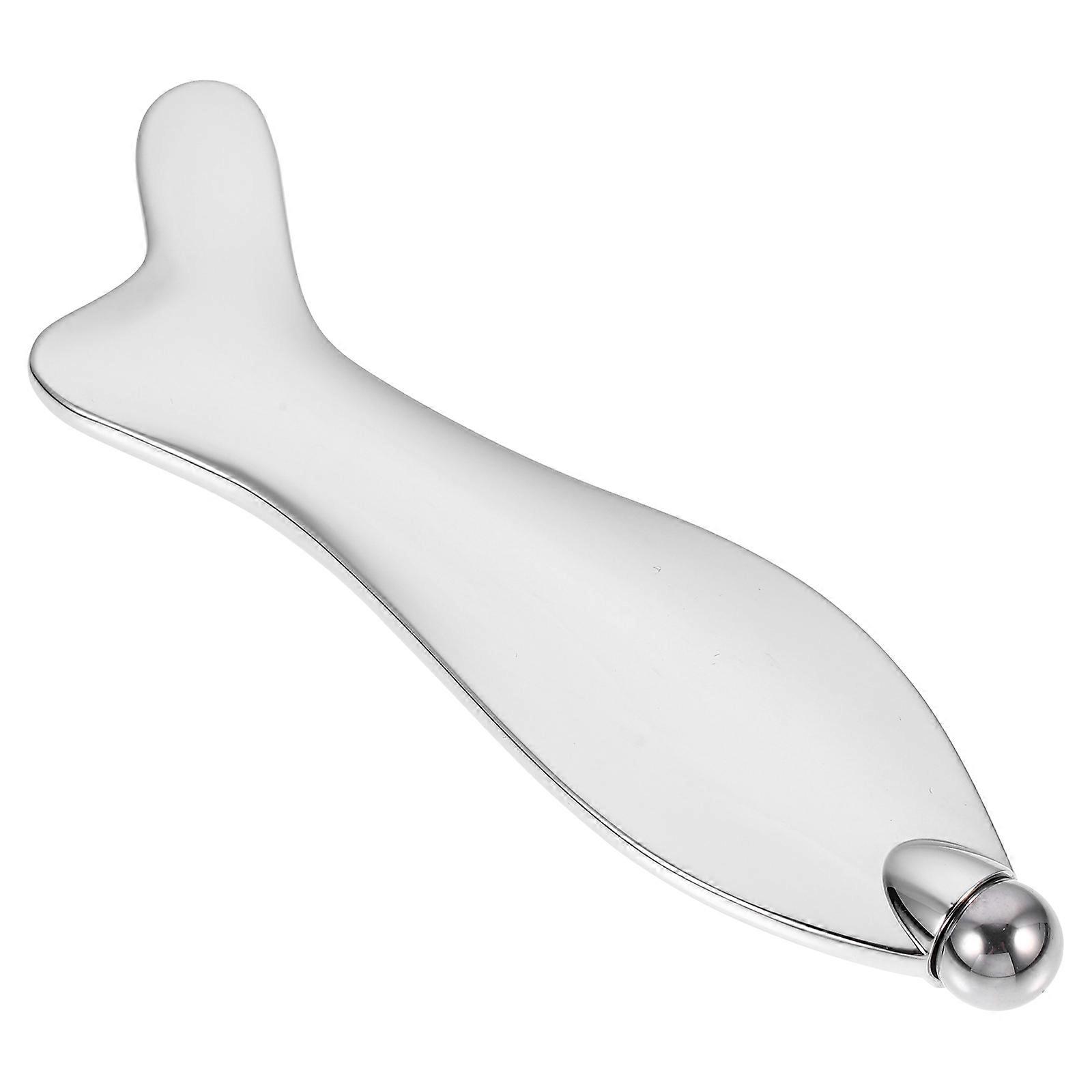 Scraping Plate Massage Tool Gua Sha Board For Body Gua Sha Tool Use With Silver Wear Resistant Materials 1Pcs