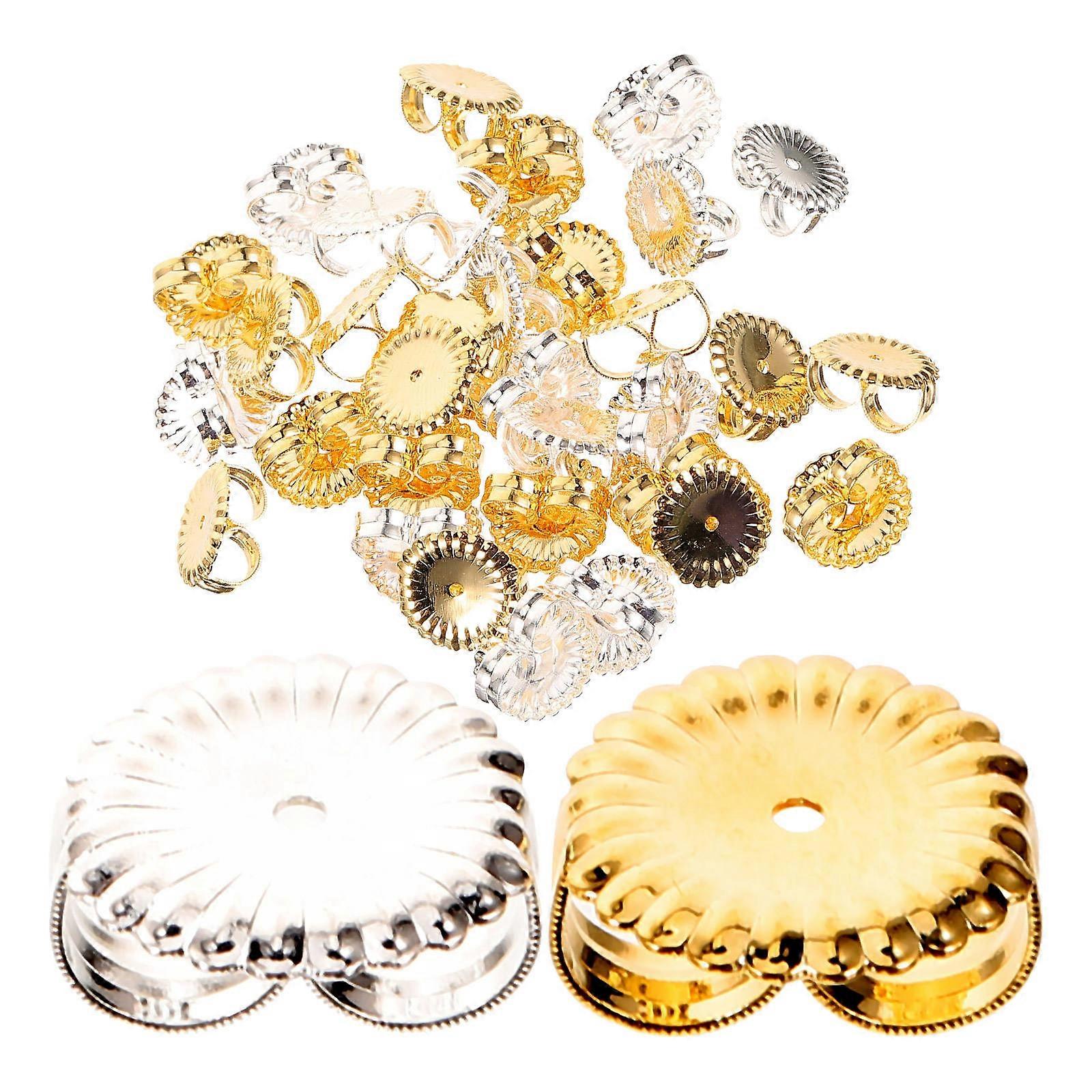 DIY Jewelry Findings with Durable Copper Earring Backs Assorted Color for Kitchen Use 40 Pieces