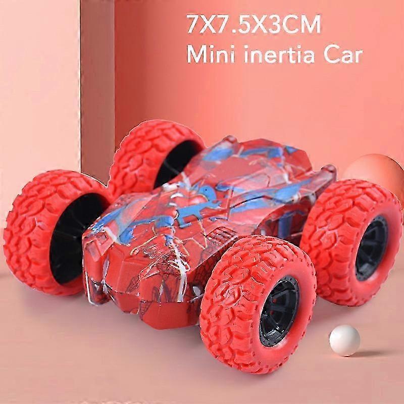 2025 Mini Inertia Car Toys For Children Collision Automatic Turnover Double-Sided Running Car Toy Boys And Girls Fun Interactive Toys