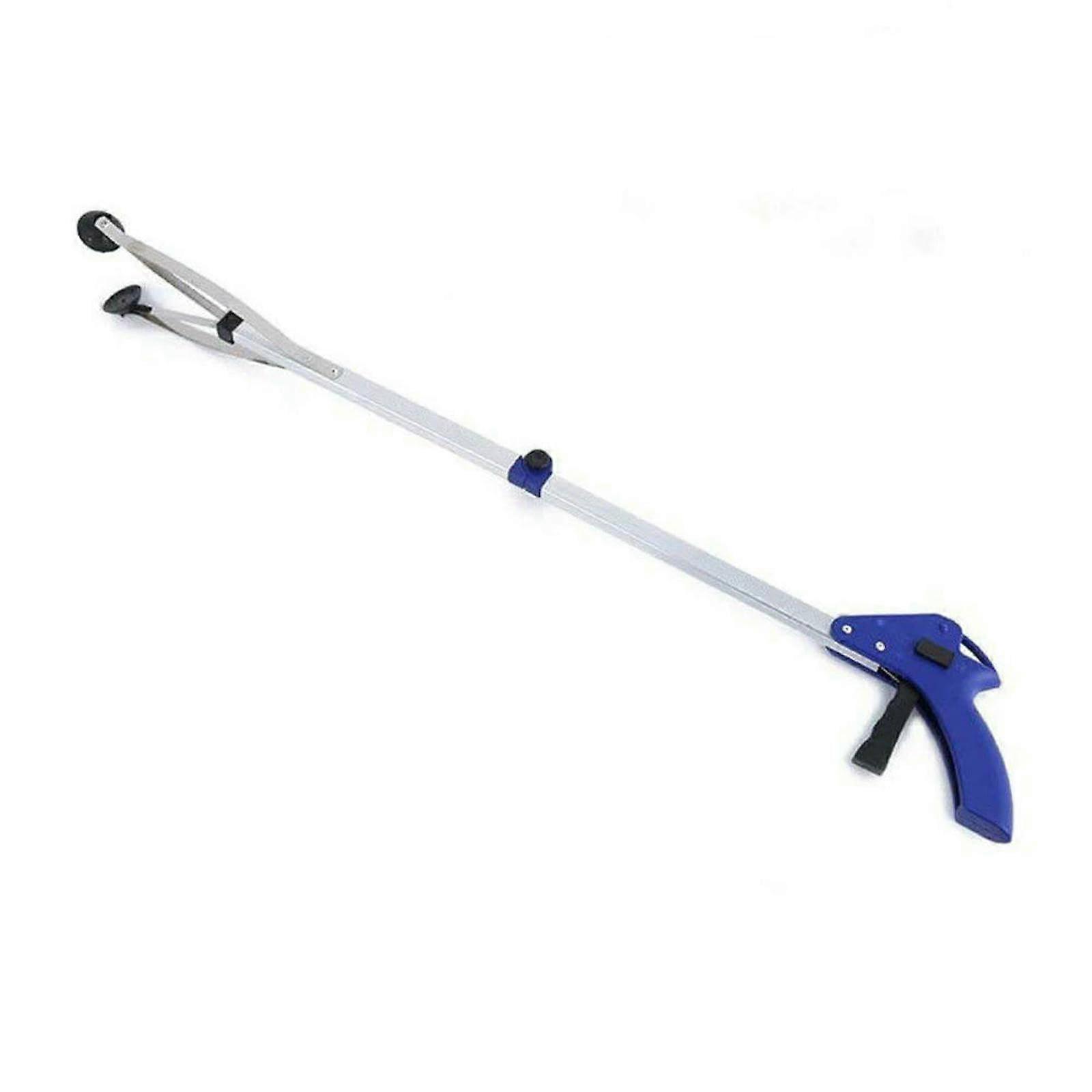 Reacher Practical Extra Long Arm Extension Reacher Grabber Foldable Trash Pickup Tool for Trash Wing Garden White