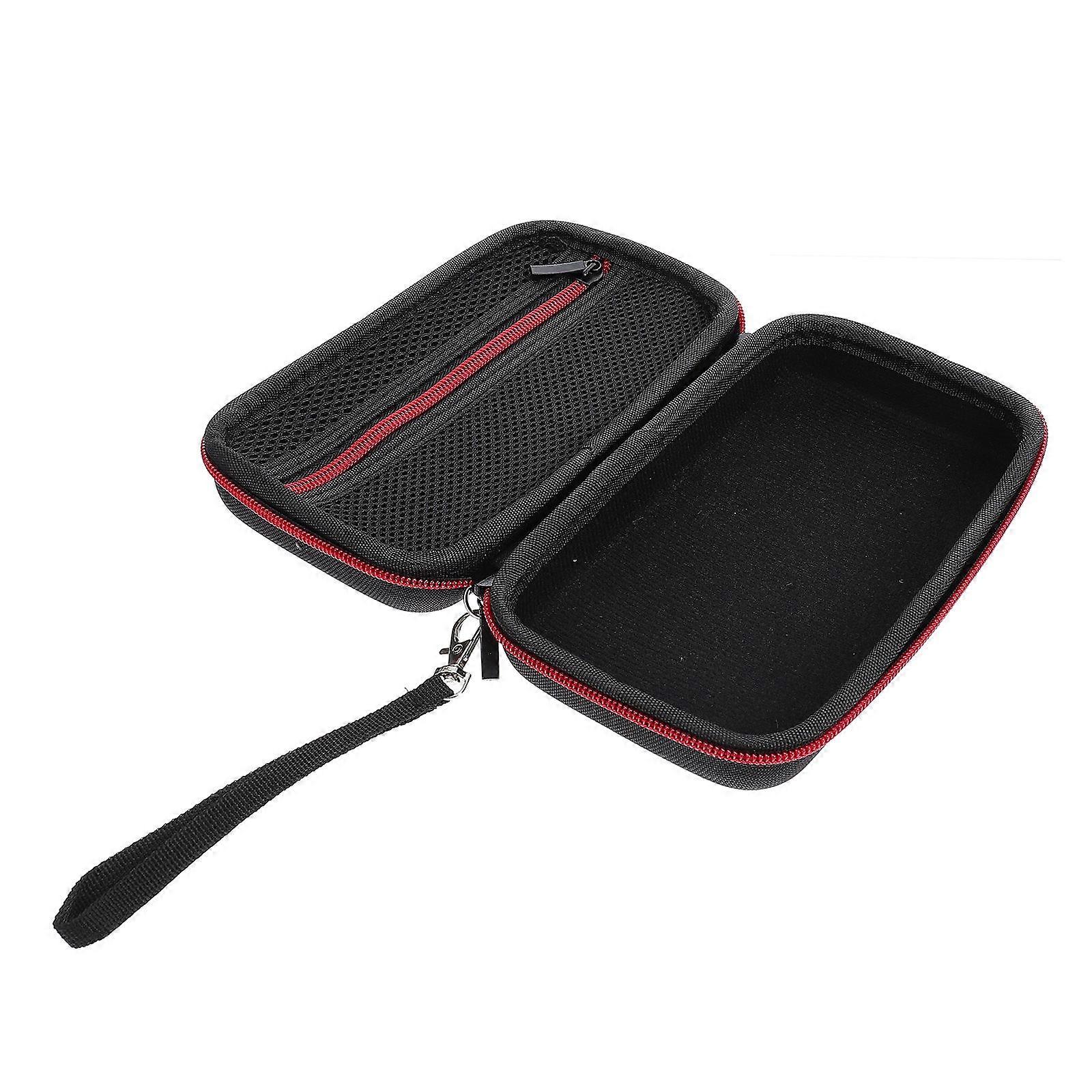 Hair Shaving Organizer Travel Use Storage Box Red EVA Material 1Pc