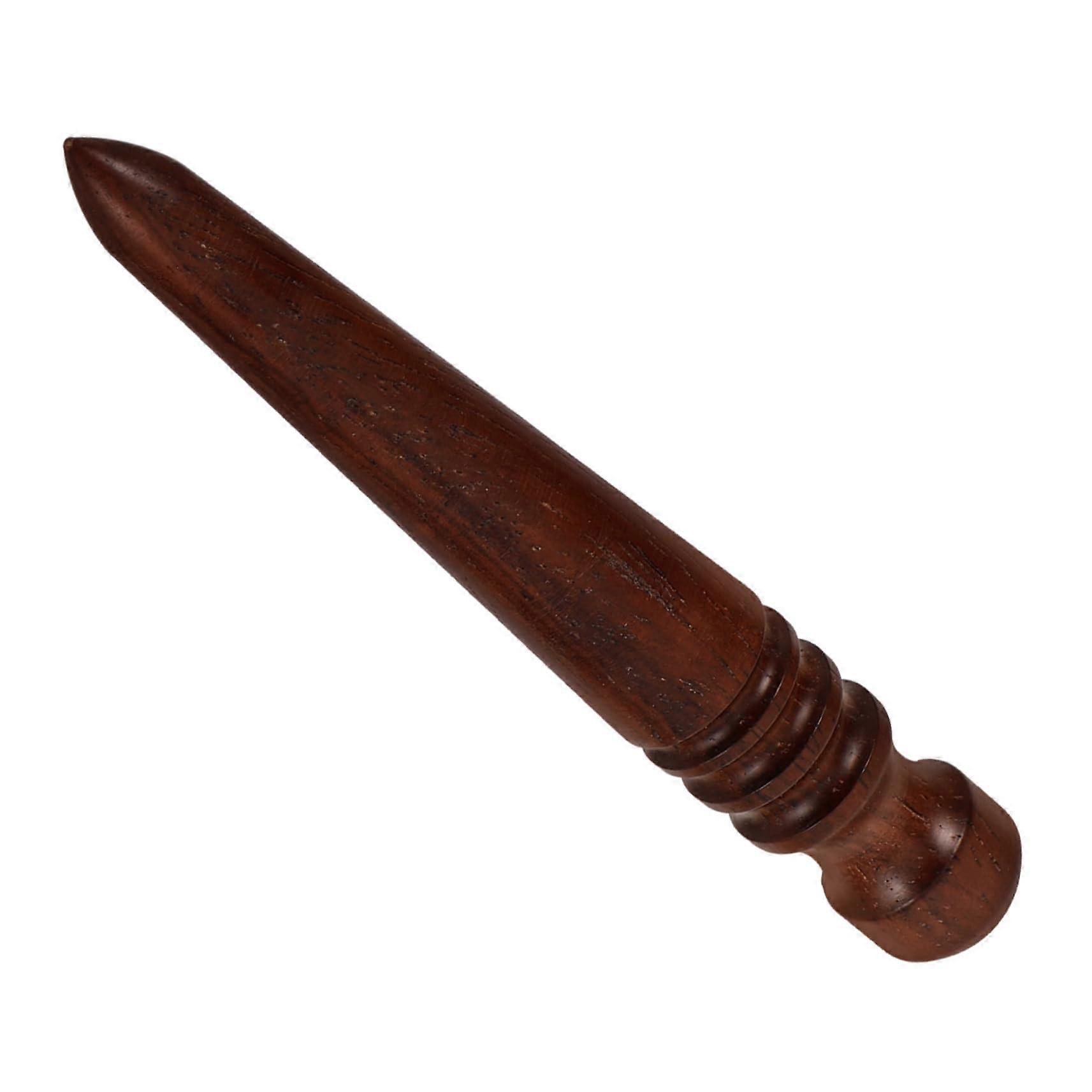 Burnisher Tool For Woodworking And Leather Edge Polishing Stick With Comfortable Grip