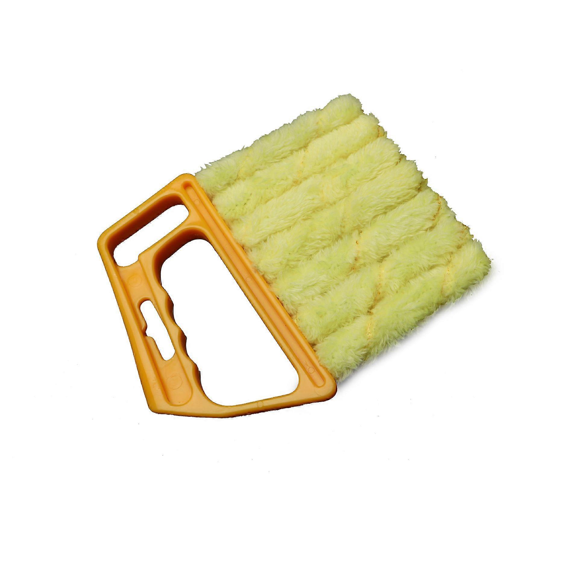 4-Pack Blind Cleaner Brushes - Mini Venetian Blind Dusters (Yellow)