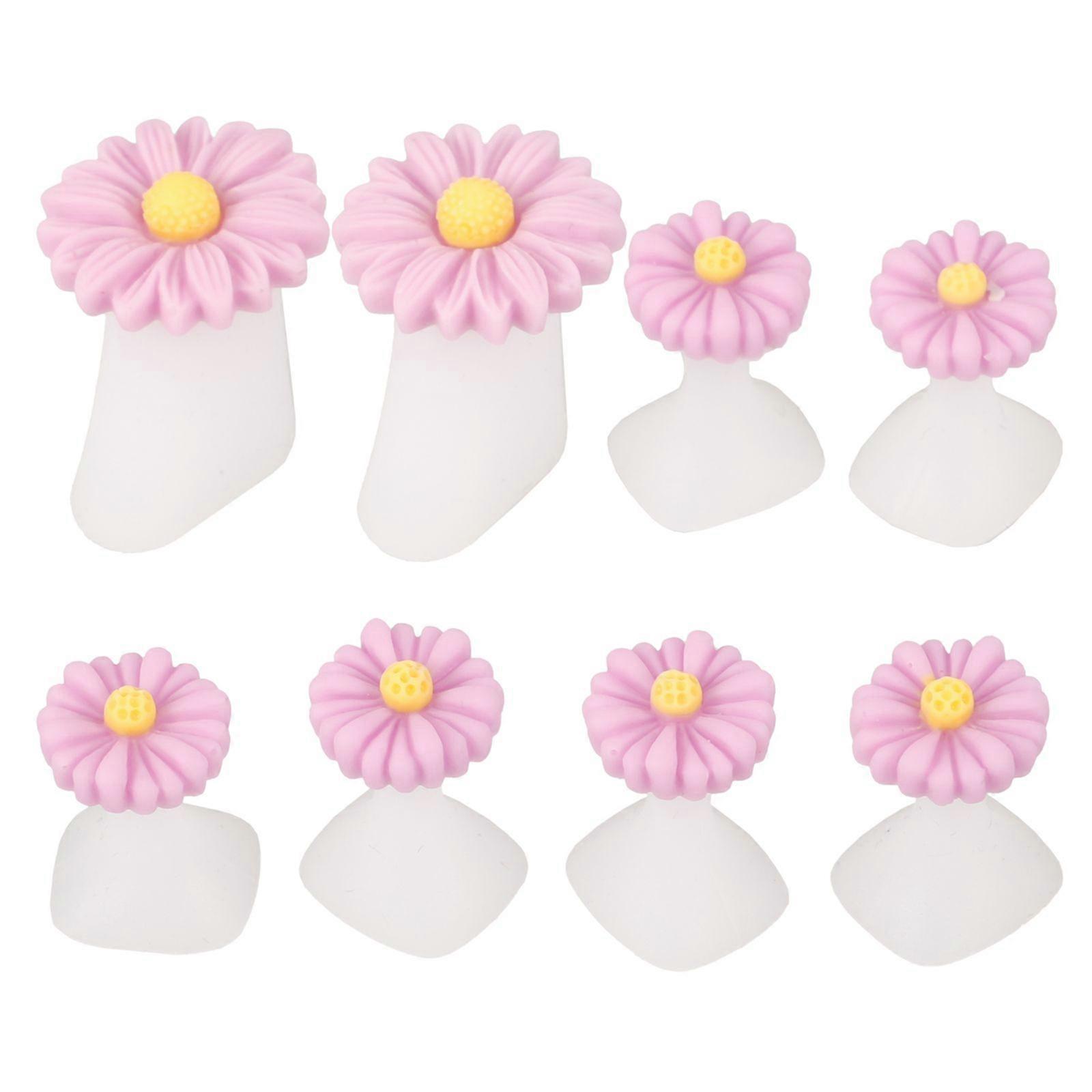 Daisy Flower Silicone Toe Separators Toe Spacers Pedicures Nail Art Tools (1)