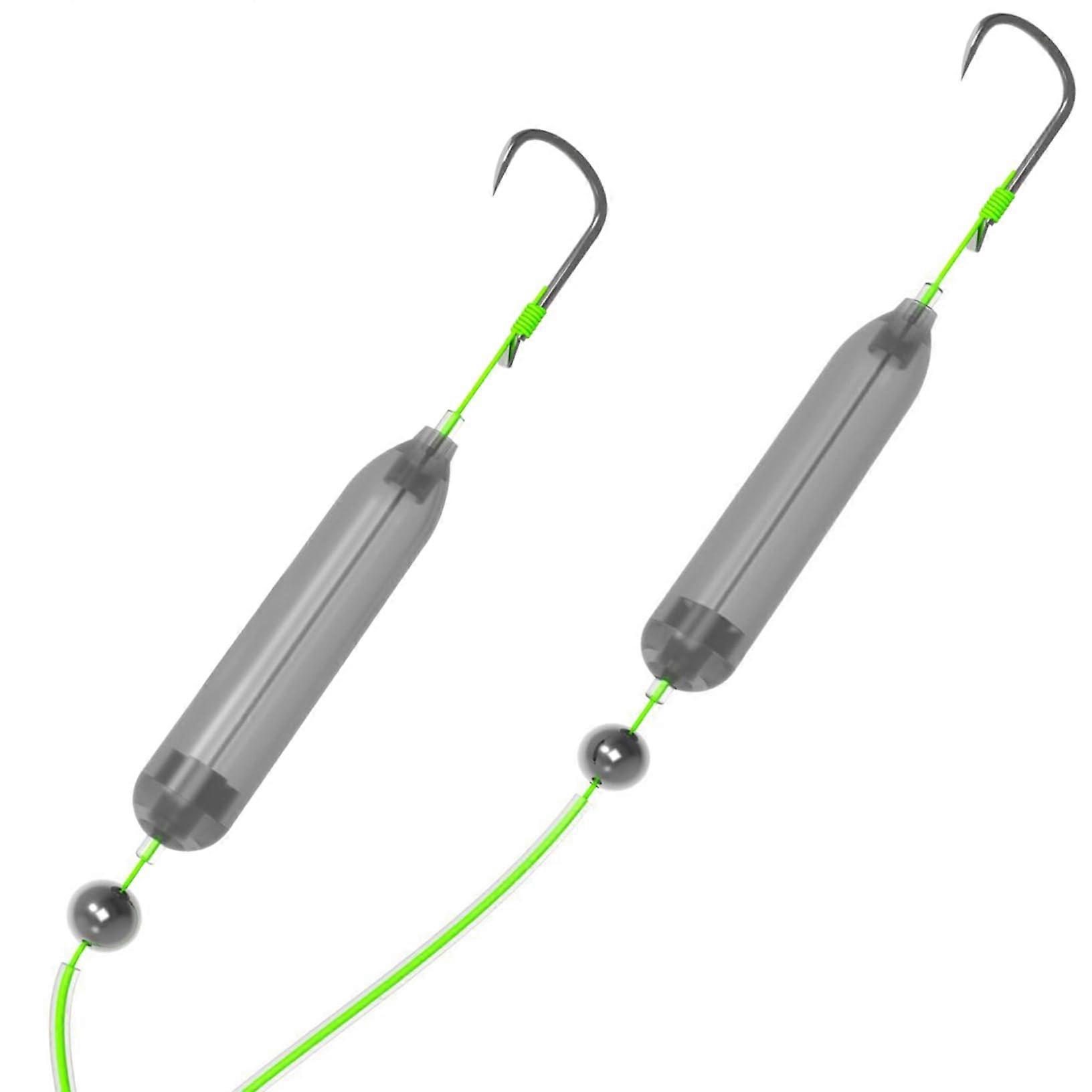 DoubleHook Reverse Bottom Rig, Buoyancy Fishing Rigs, Portable Fishing Accessories for Beginners, Amateurs, Professionals OutdoorCatfish Rig