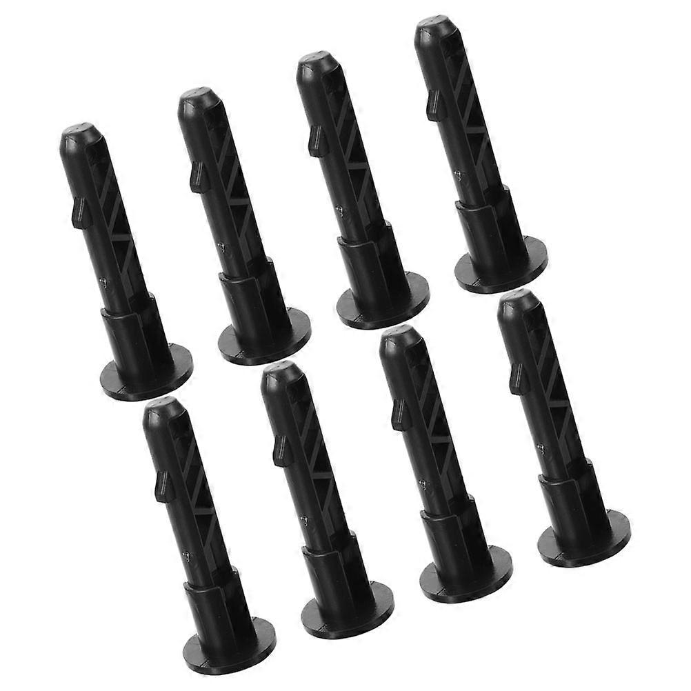 8pcs Heavy Duty Trash Can Lid Clips for Outdoor Use – Bin Lids Fastening Hinge Parts for Home, Office, and Public Spaces