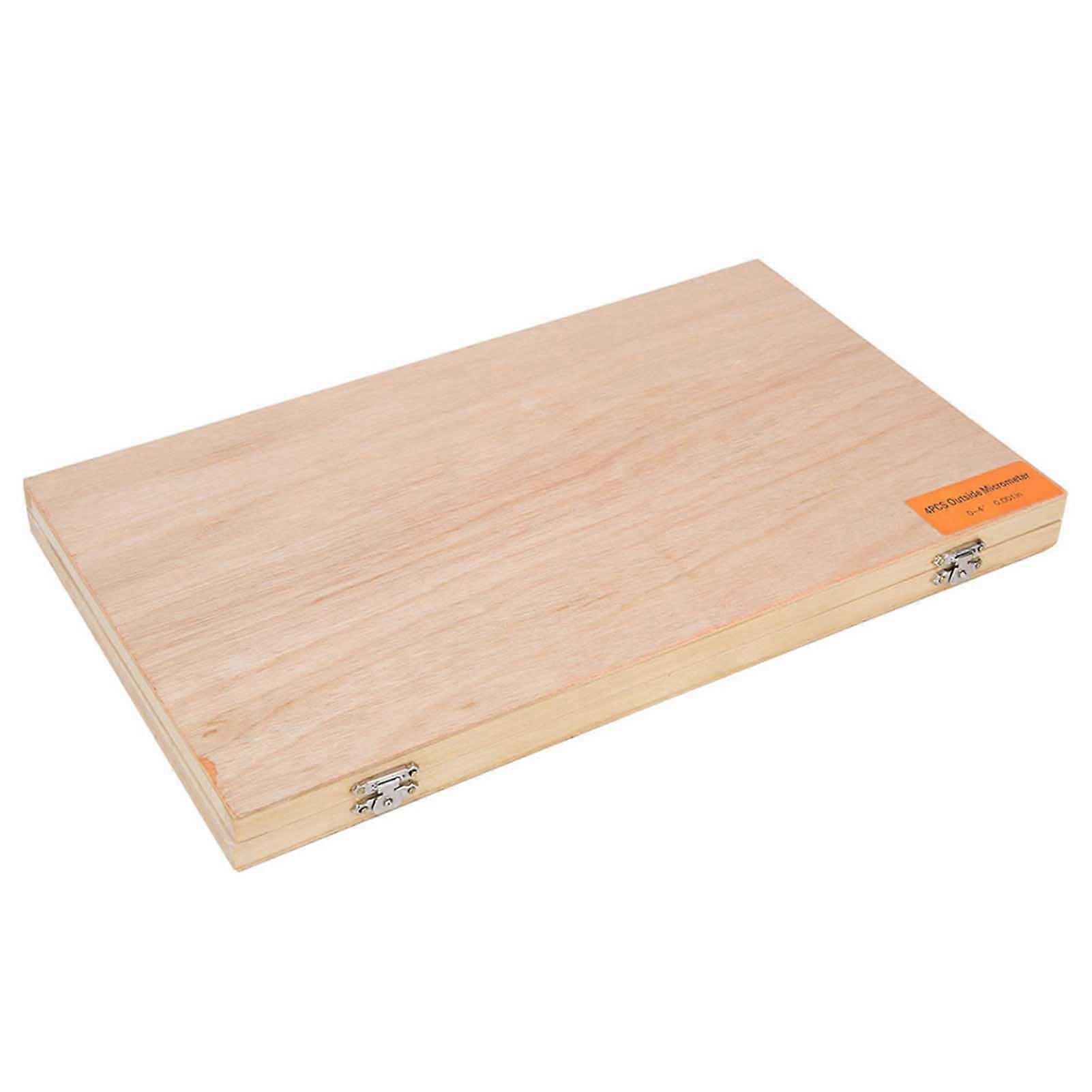 4Pcs Imperial Micrometer Set 0-4in High Accuracy with Wrench