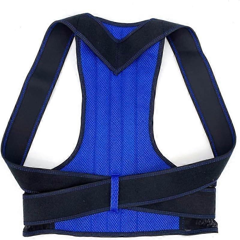 Adjustable Posture Corrector Pro 5XL Blue for Men and Women, Comfortable Back Support, Ergonomic Design