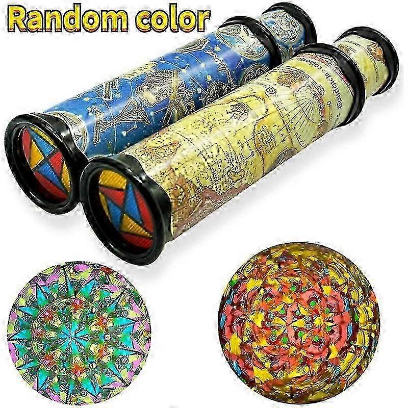 2 kpl joustava taikakaleidoskooppilelu lapsille, hauska opettavainen lahja pojille ja tytöille