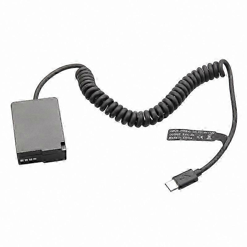 USB-C Dummy Battery Adapter for Select Camera Models with PD Support