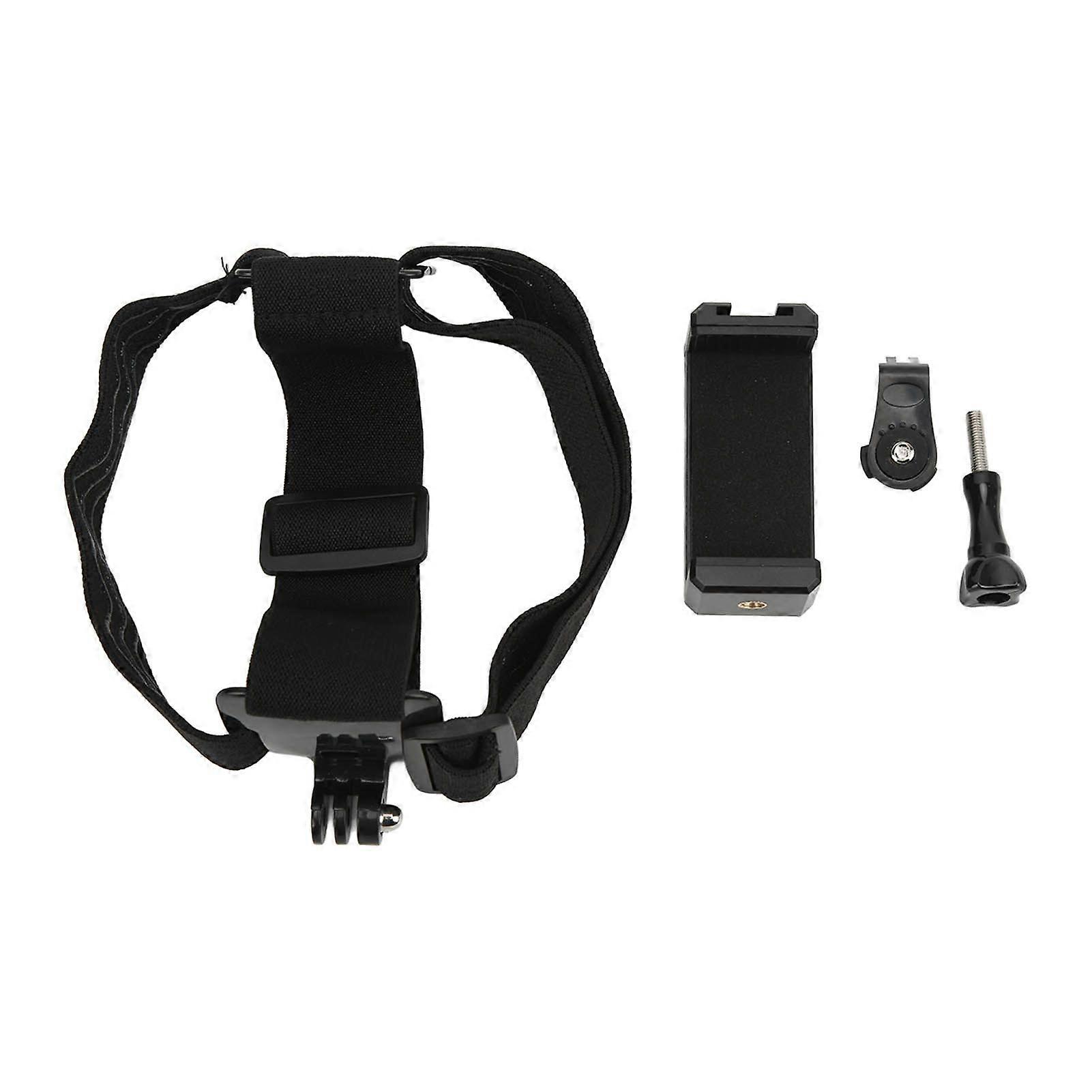 Camera Head Strap Multipurpose Adjustable Cellphone Selfie Head Mount Strap for Smart Phones Action Camera