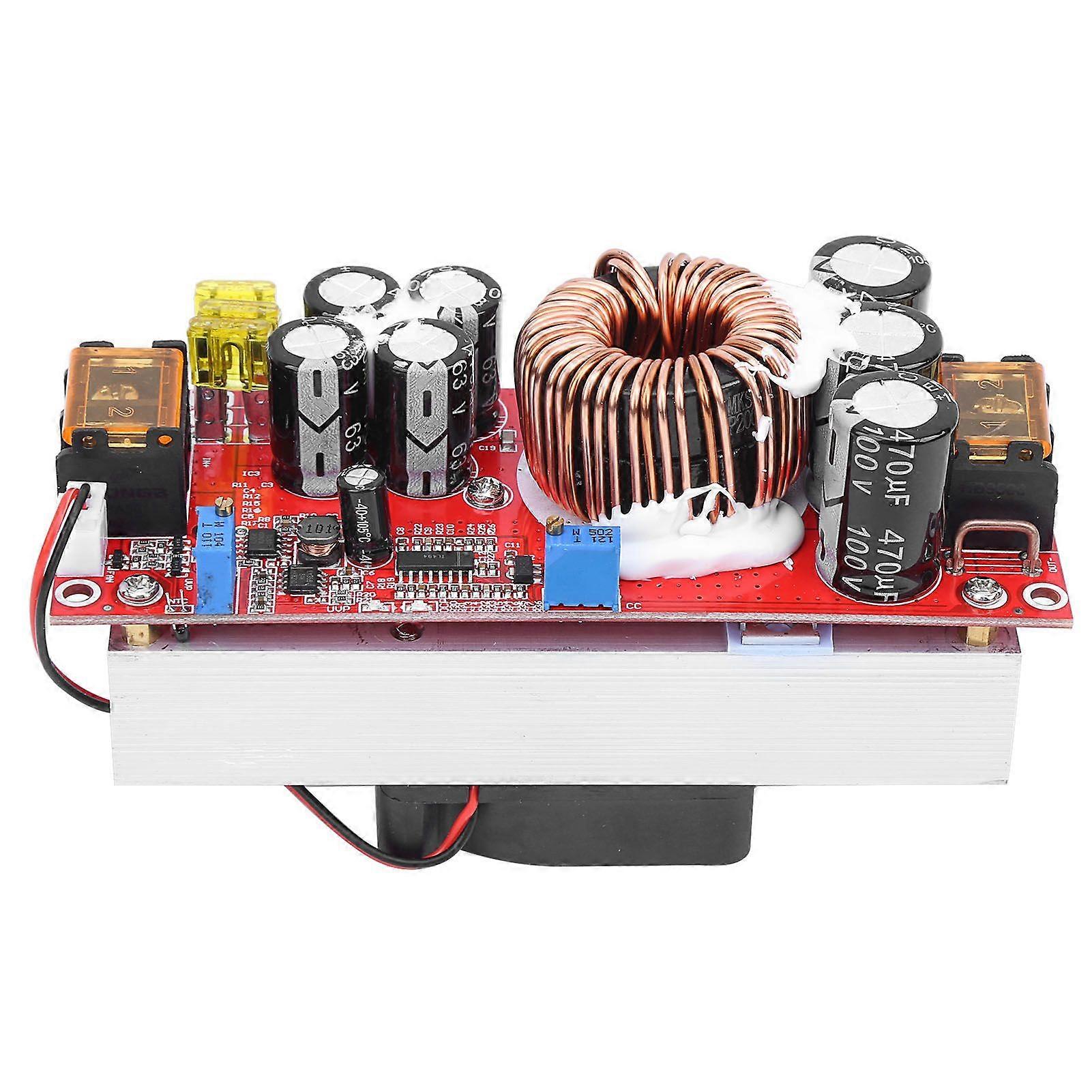 DC-DC 10-60V to 12-97V 1500W 30A Voltage Step Up Converter Boost CC CV Power Supply Module
