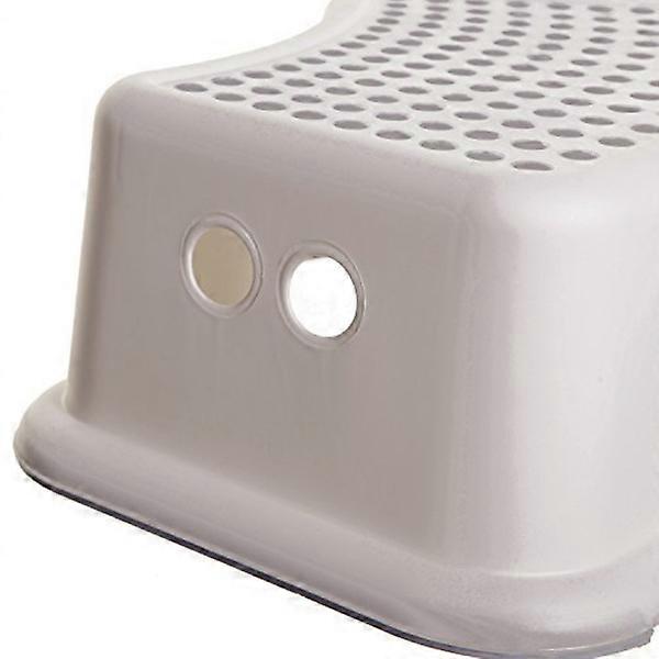 Step Stool Grey dots, Training aid for toddler potty with non-slip base - model L673
