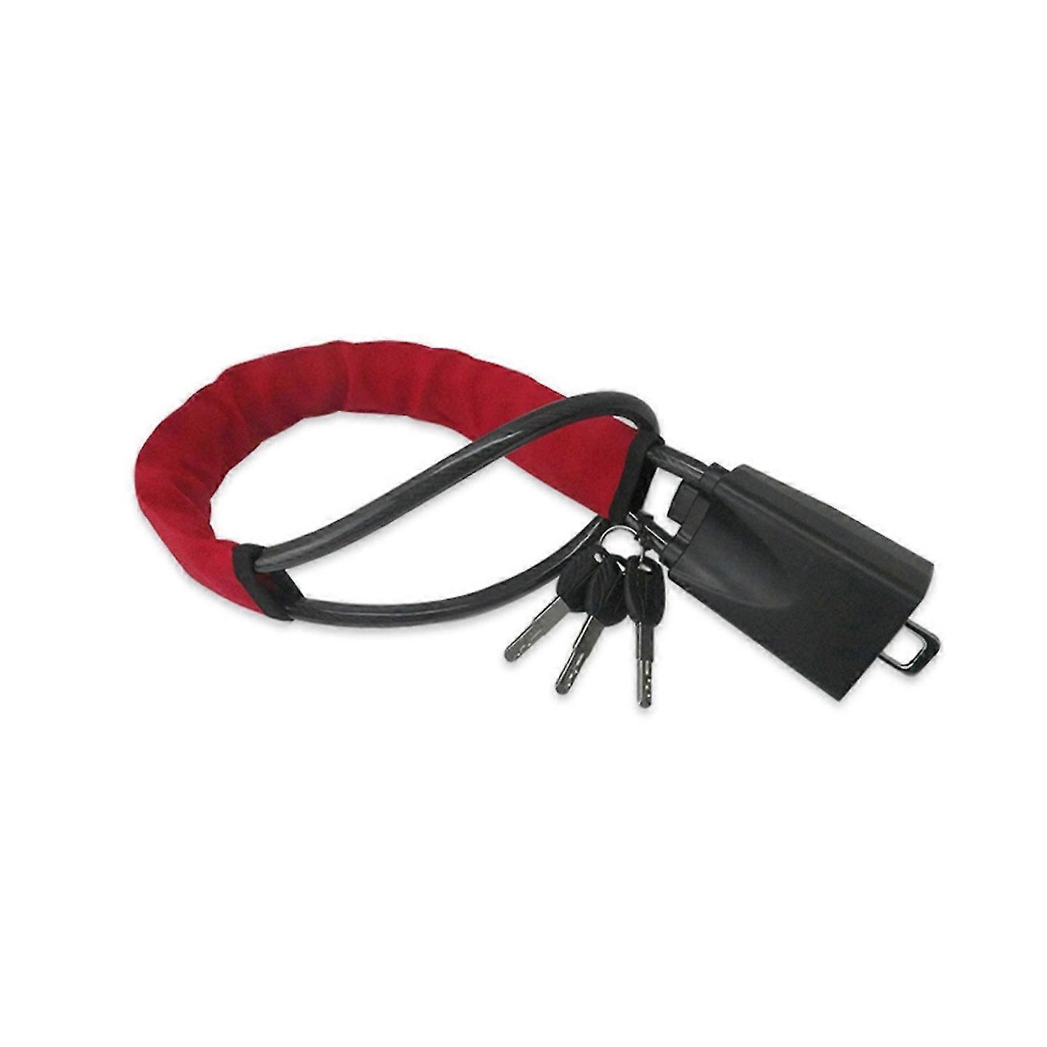 Steering Wheel Locking Device Steering Wheel Lock tool, Universal Steering Wheel Lock Strap for Car