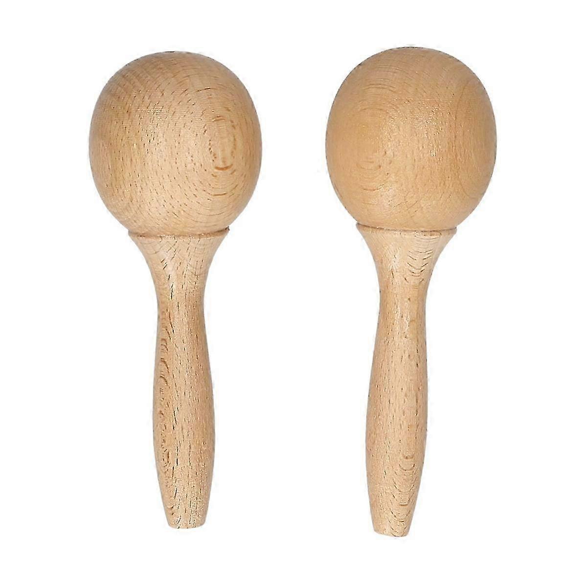 Lyömäsoitin Puinen maraca-pari Lyömäsoitin Maraca