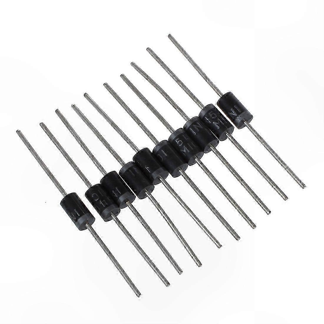3A 400V Axial Rectifier Diodes, Pack of 10 Silicon Diodes for Power Supply Applications