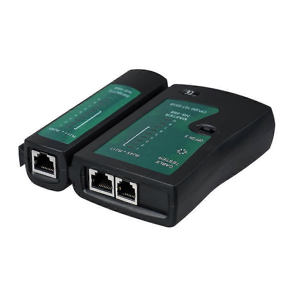 Network Lan Cable Tester Cat 5/Cat 5e/Cat 6/UTP Cables With RJ-11 & RJ-45 (Black) Edition 0901