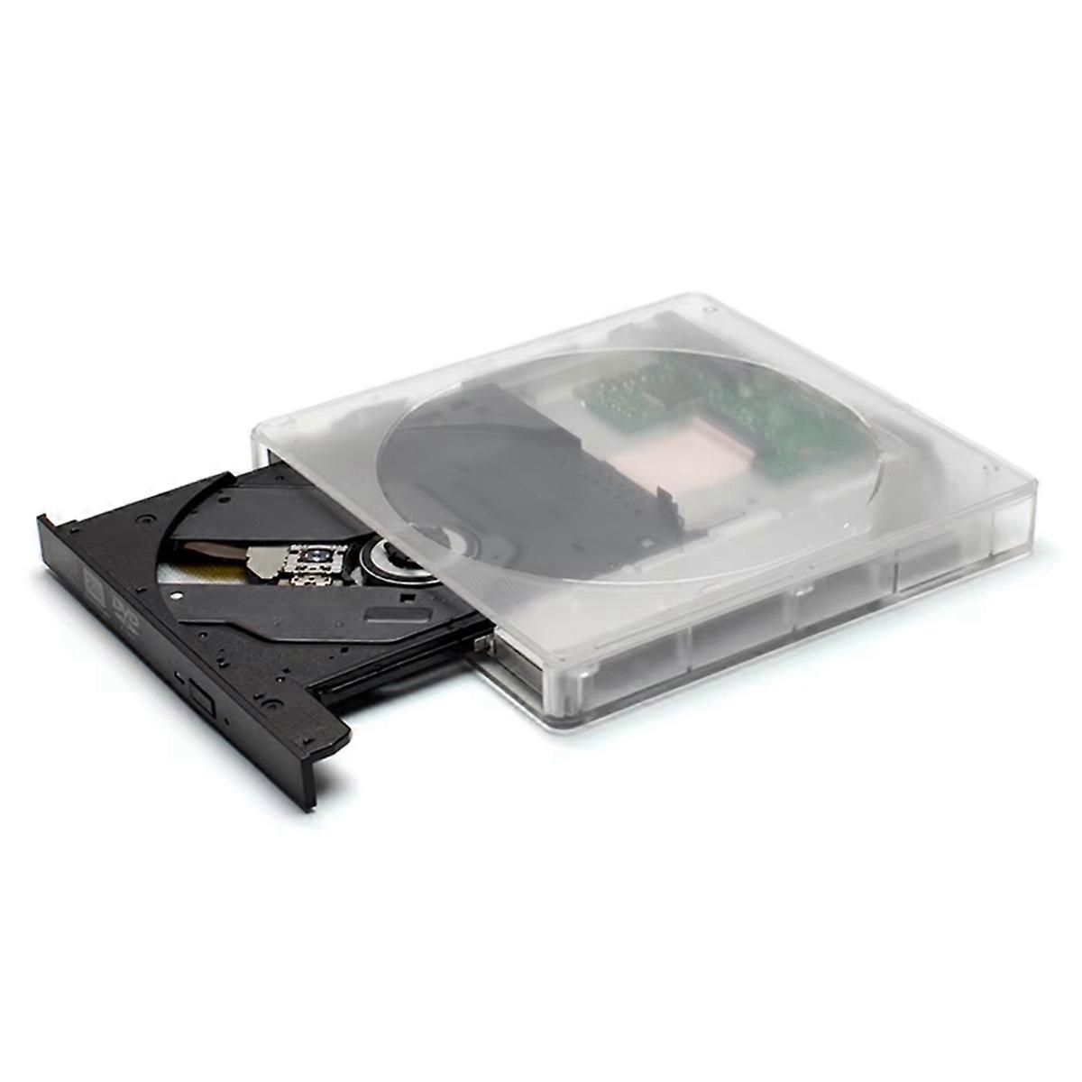 Portable CD/DVD Burner USB 3.0 Type C Ultra-Thin DVD Drive Rom Outdoor DVD Driver Noise Cancelling